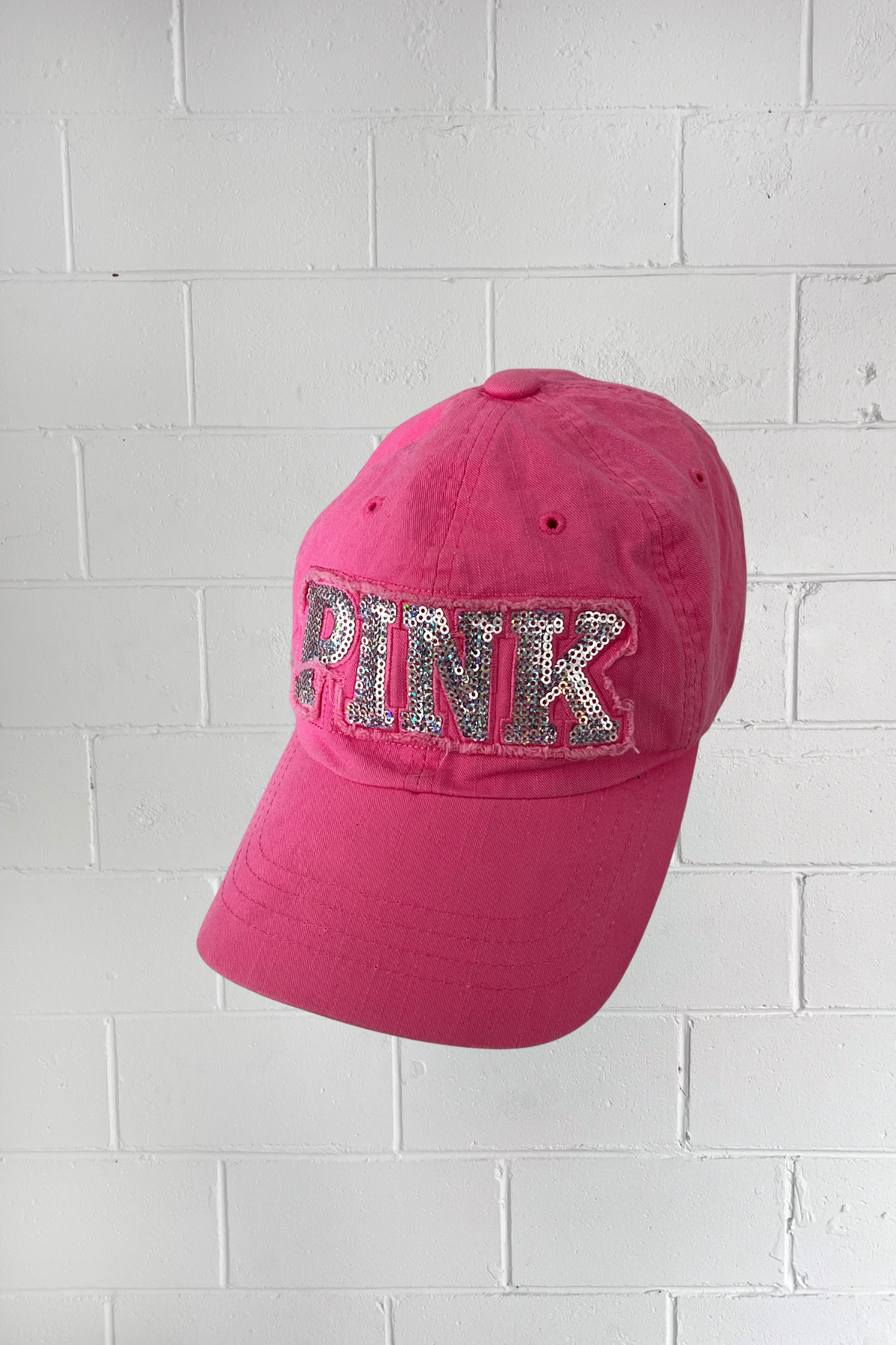 'PINK' sequin festival hat ★