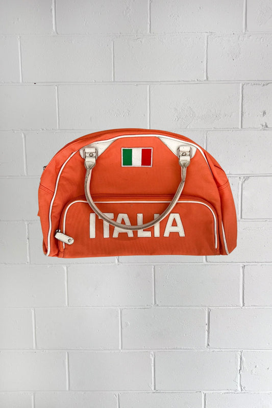 ITALIA orange vintage handbag ★