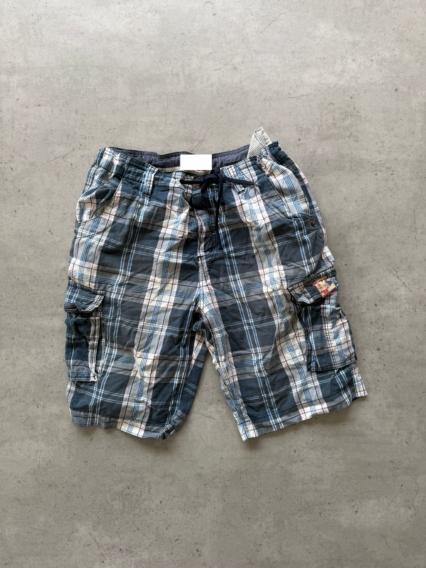 TOKYO LAUNDRY plaid short ★ One size adjustable waist
