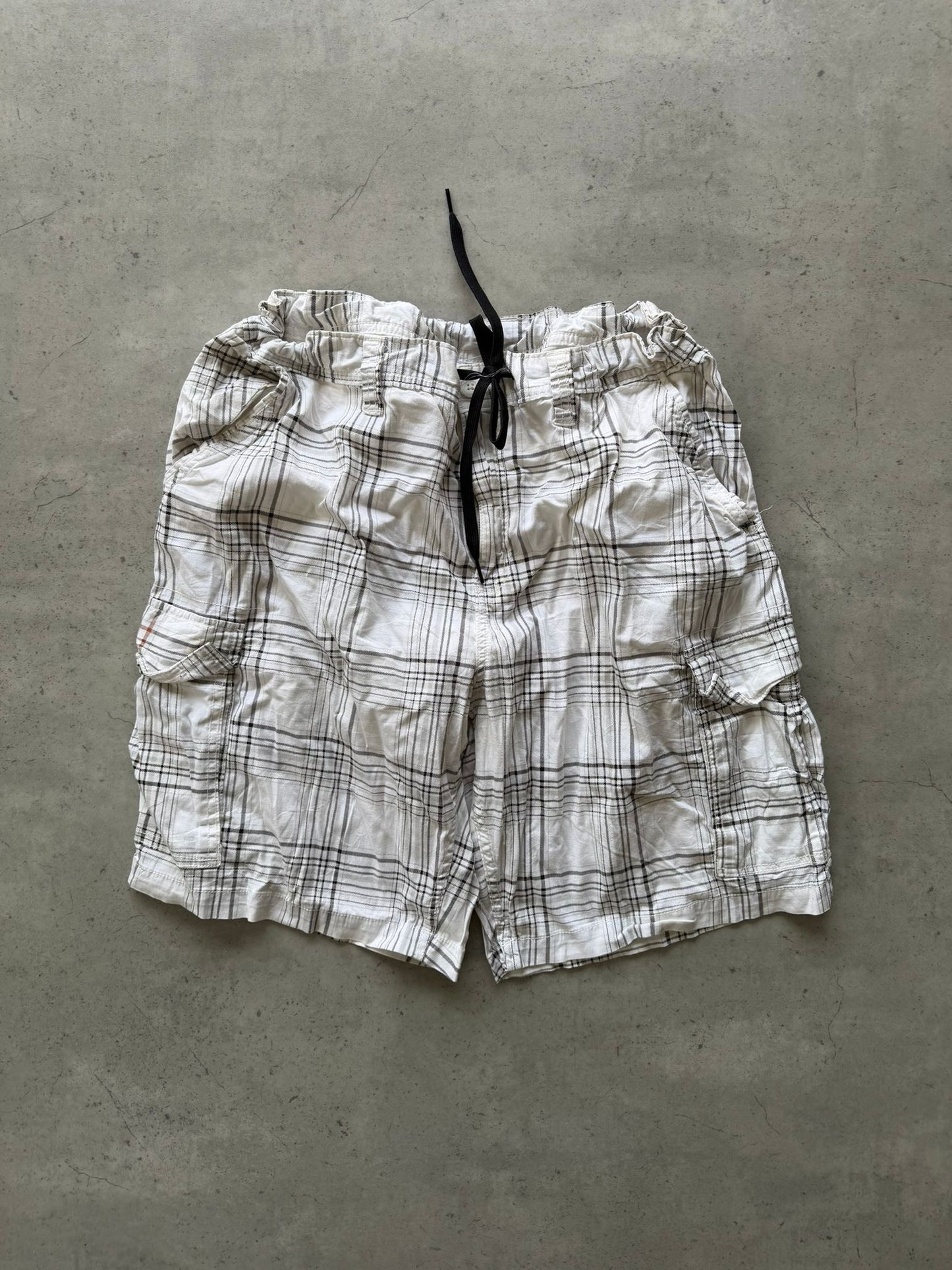 GEORGE plaid short ★ One size adjustable waist