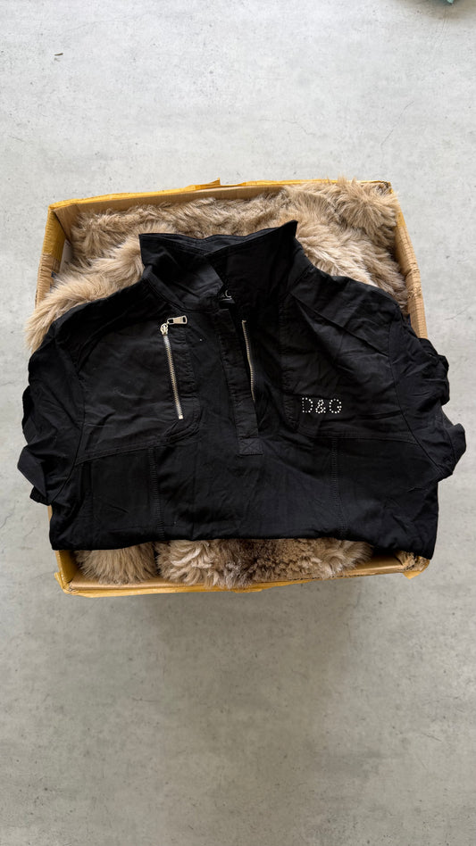 DOLCE & GABANNA black zip up ★ Size estimated large