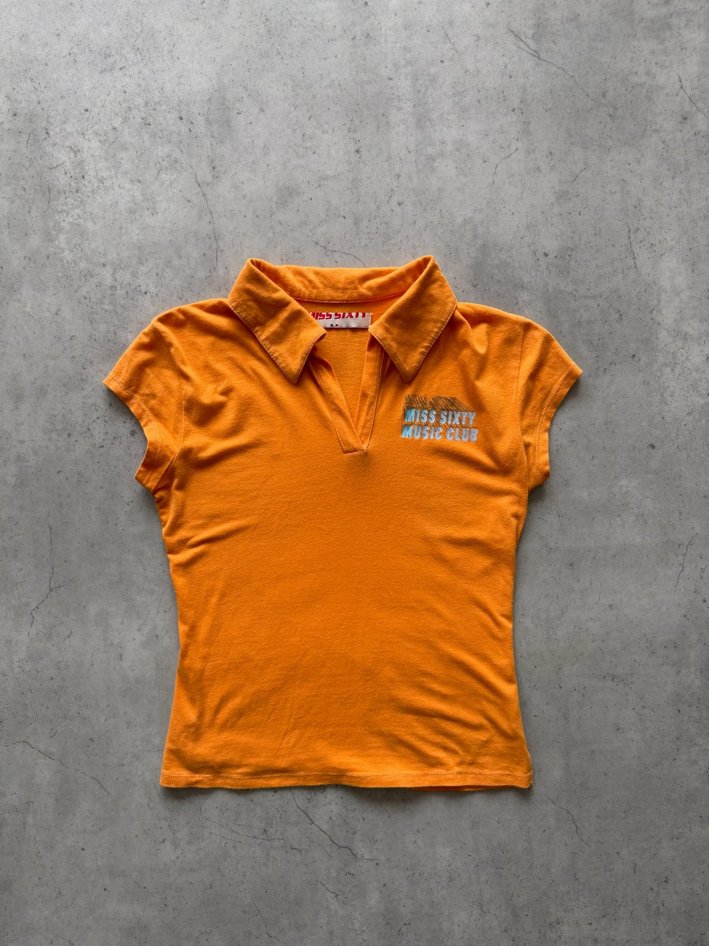 MISSY SIXTY orange tee ★ Size est small
