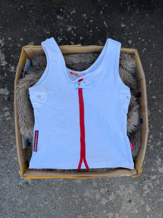 PRADA white tank ★ Size labelled medium
