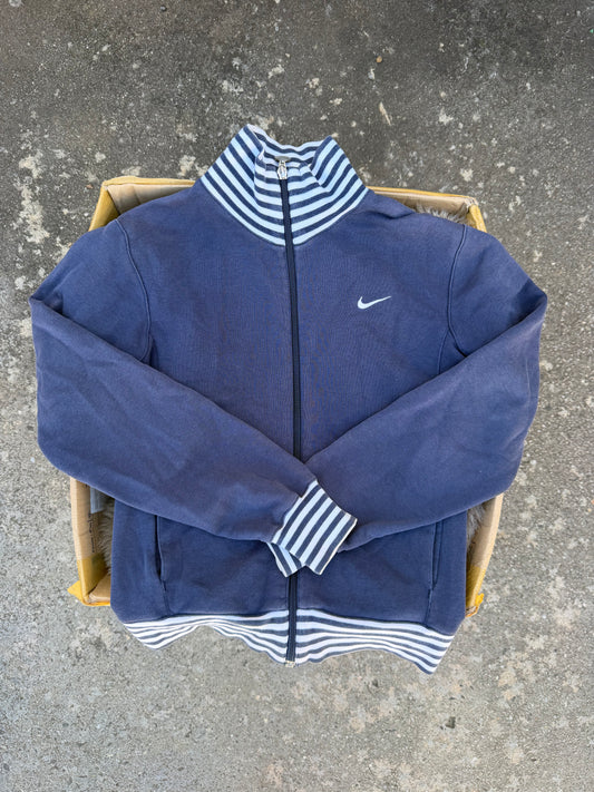 NIKE navy striped jacket ★ Size labelled XS