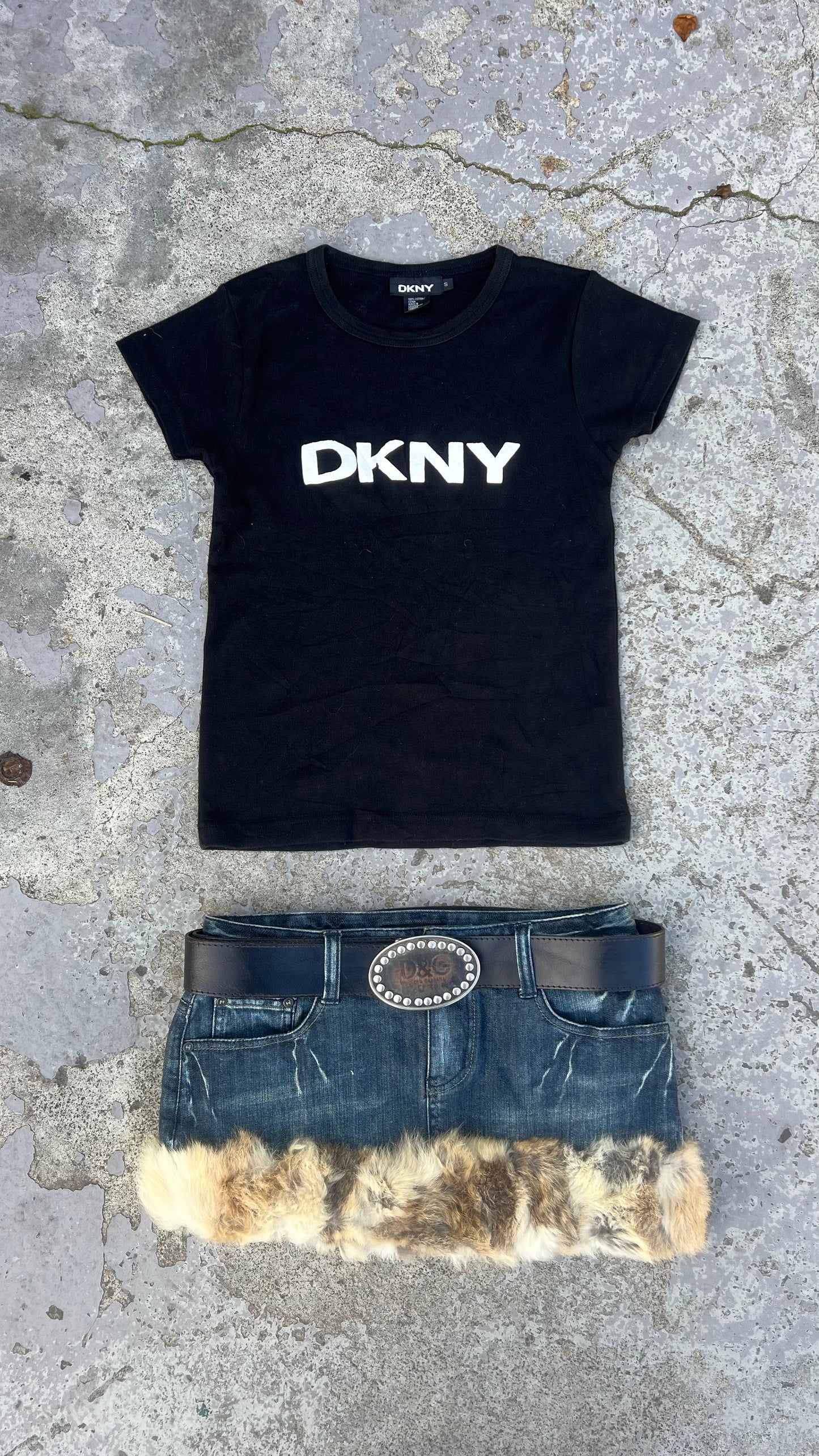 DKNY black vintage tee
