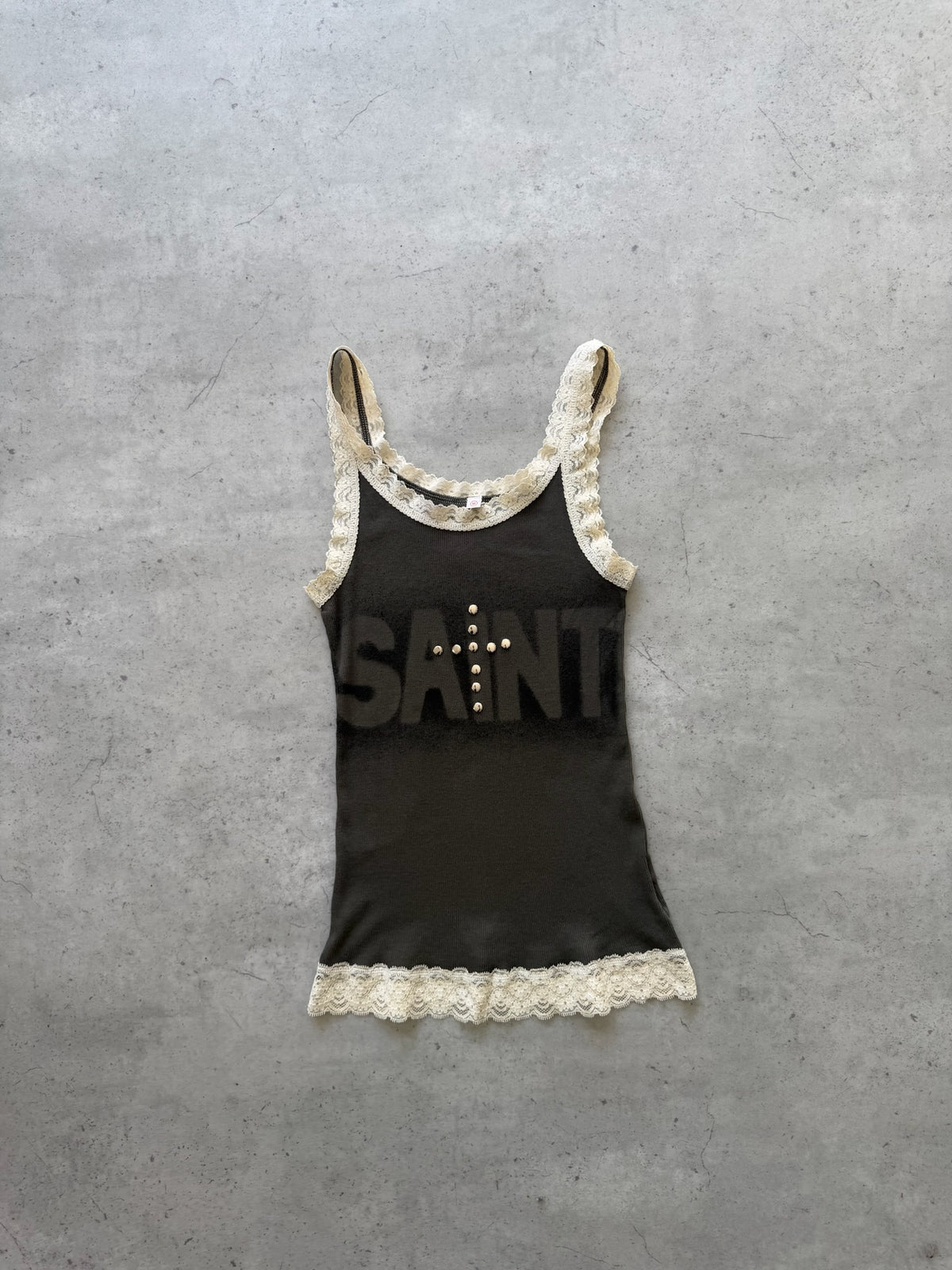SAINT khaki tank ★ Size labelled medium