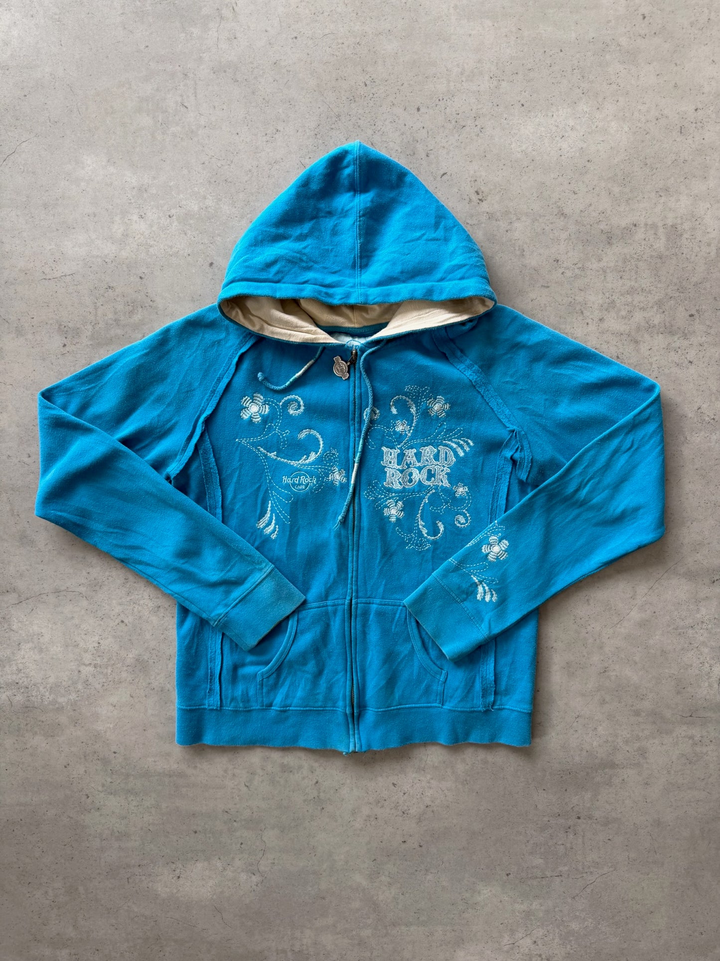 HARDROCK blue hooded jacket ★ Size labelled Xlarge