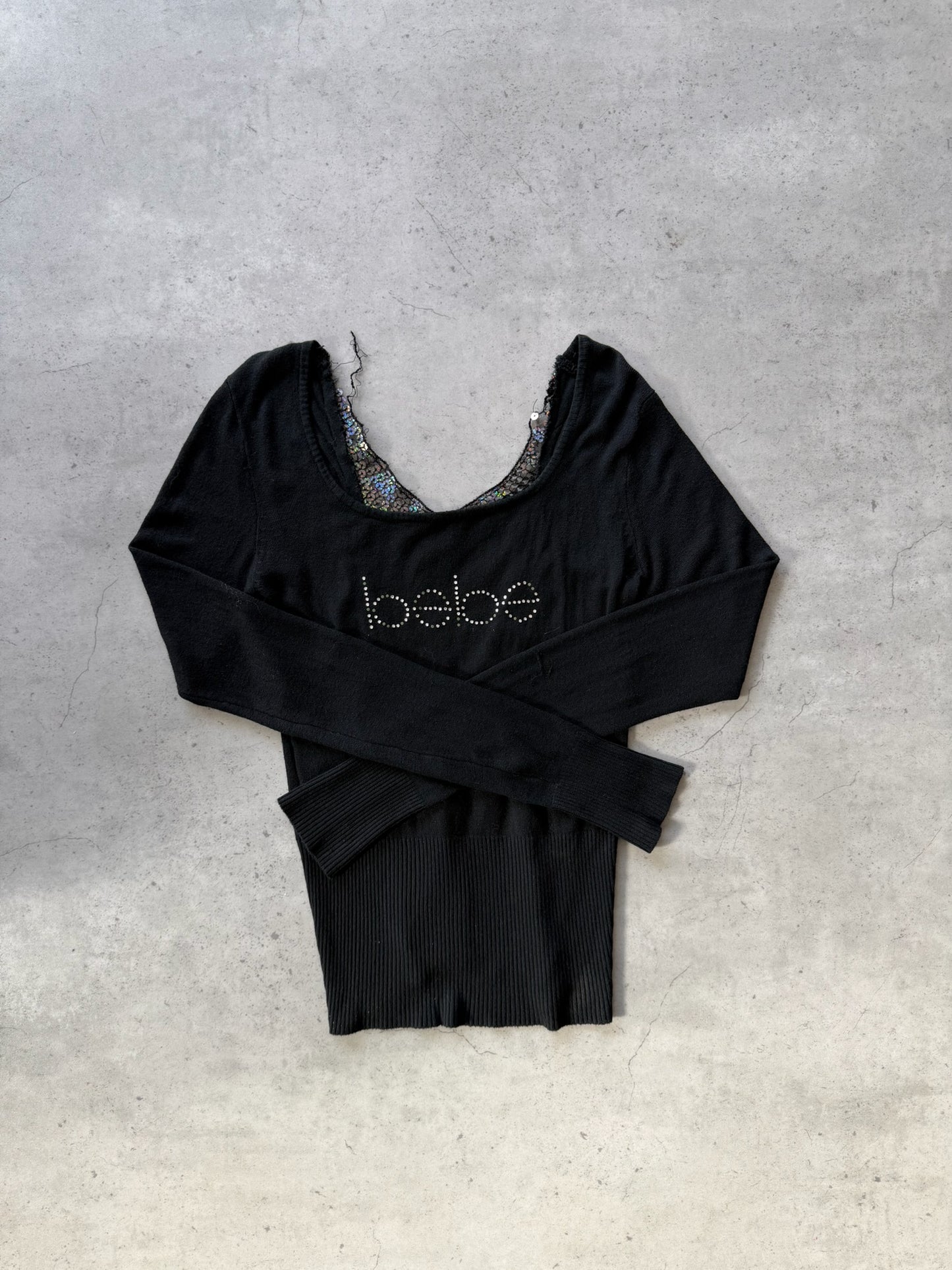 BEBE black long sleeve ★ Size est small