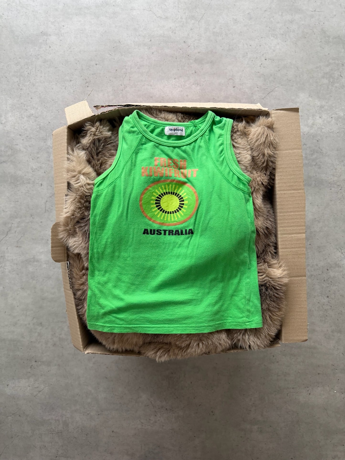 SKIPLAND green kiwi tank ★ Size est small