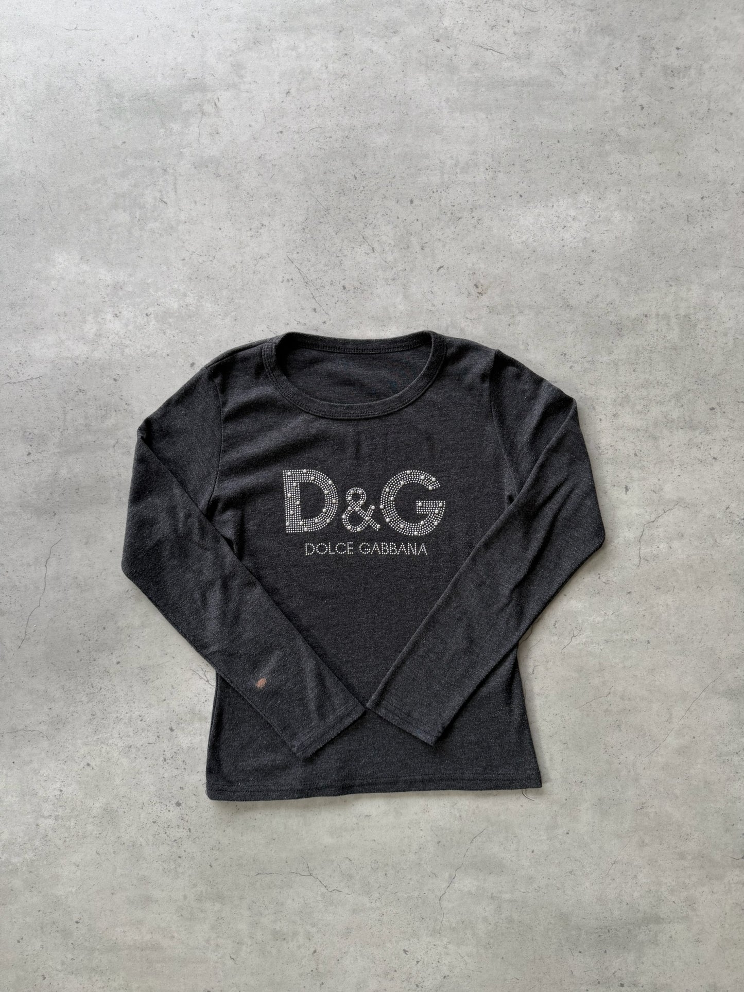 DOLCE & GABBANA grey long sleeve ★ Size est medium