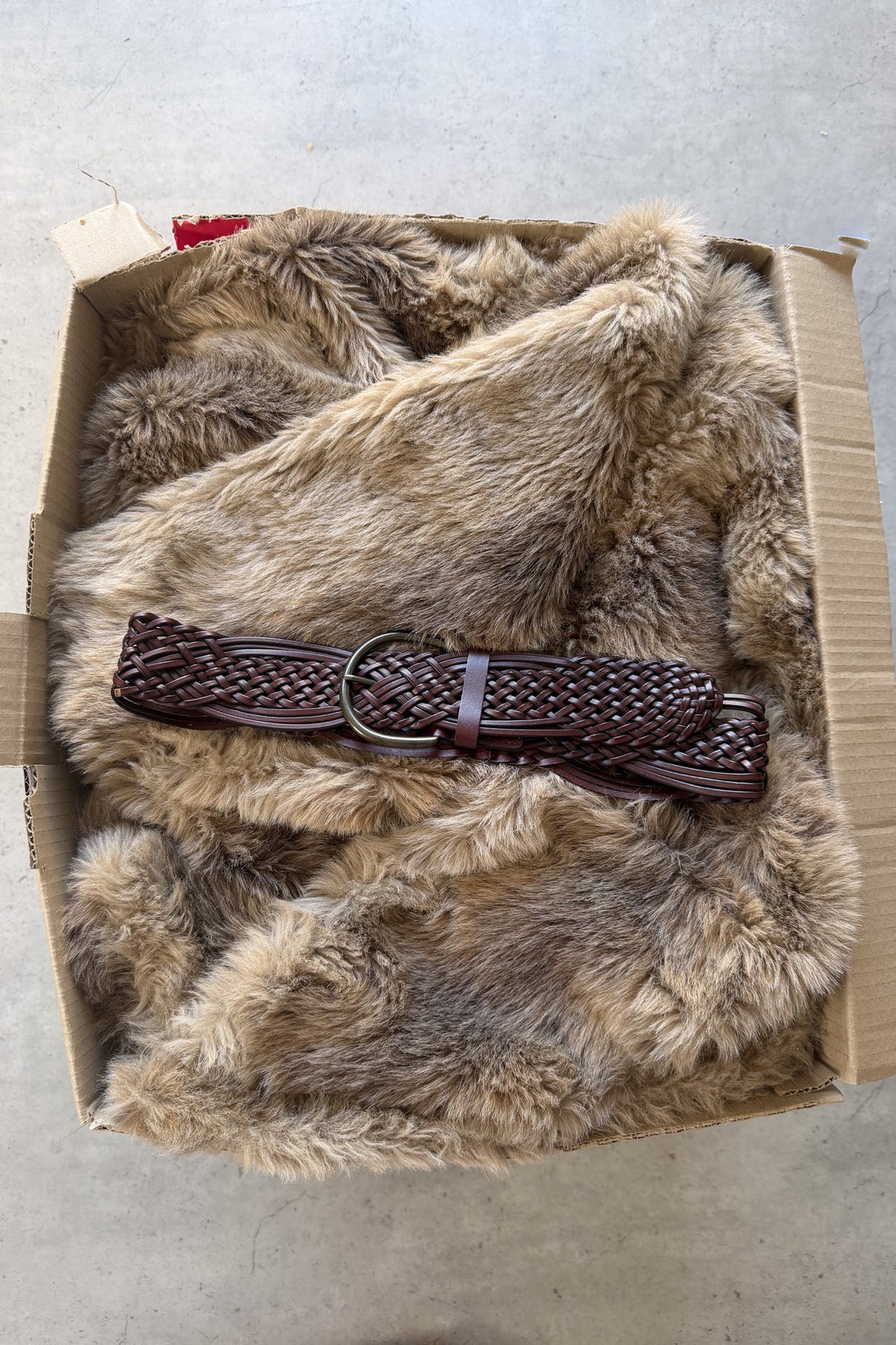Brown festival belt ★