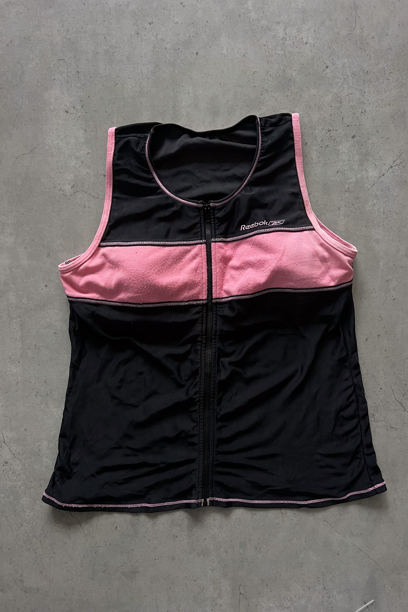 REEBOK pink & black sport tank ★ Size estimated XXL