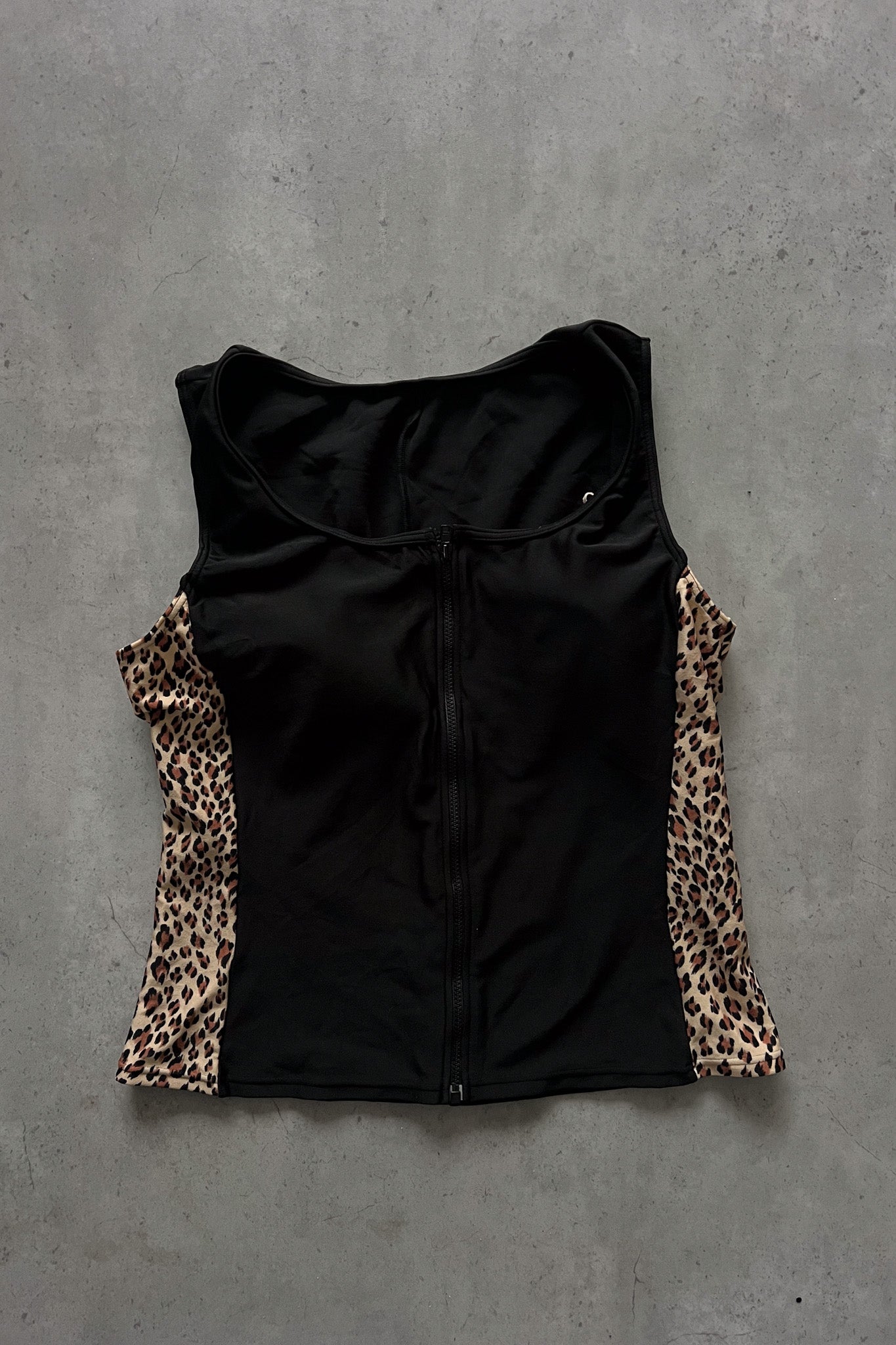 Leopard print side sport tank ★ Size estimated medium -large