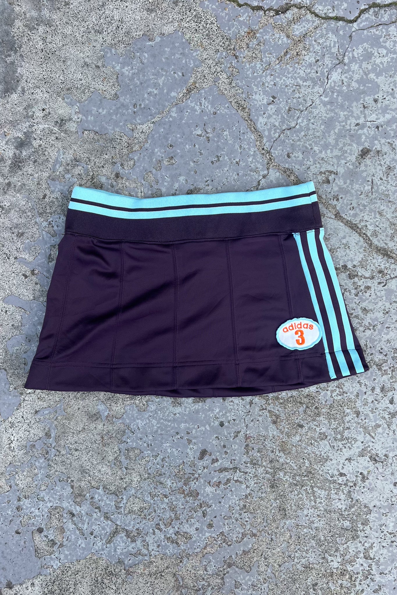 ADIDAS purple micro skirt