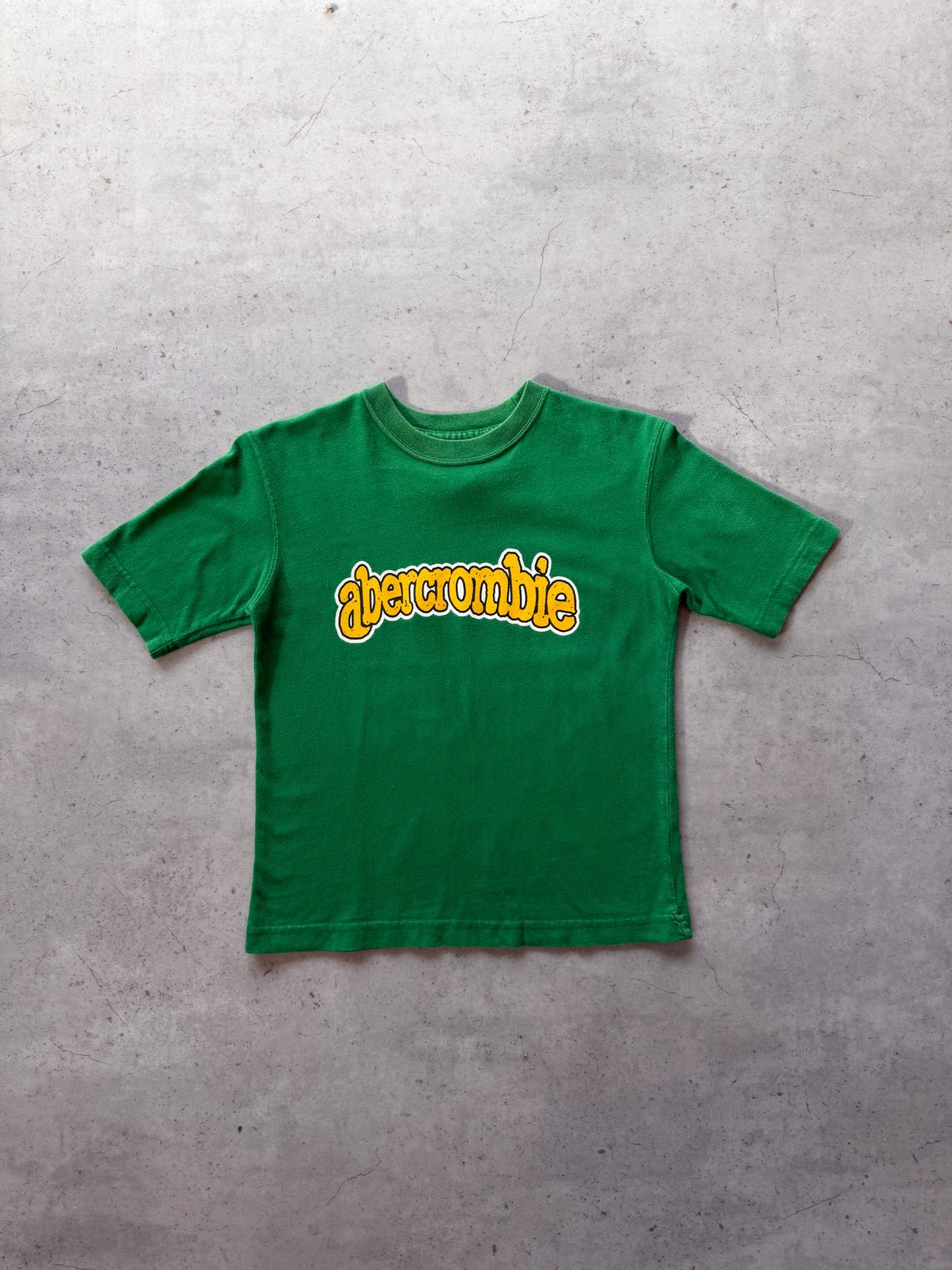 ABERCROMBIE green graphic tee ★ Size labelled small