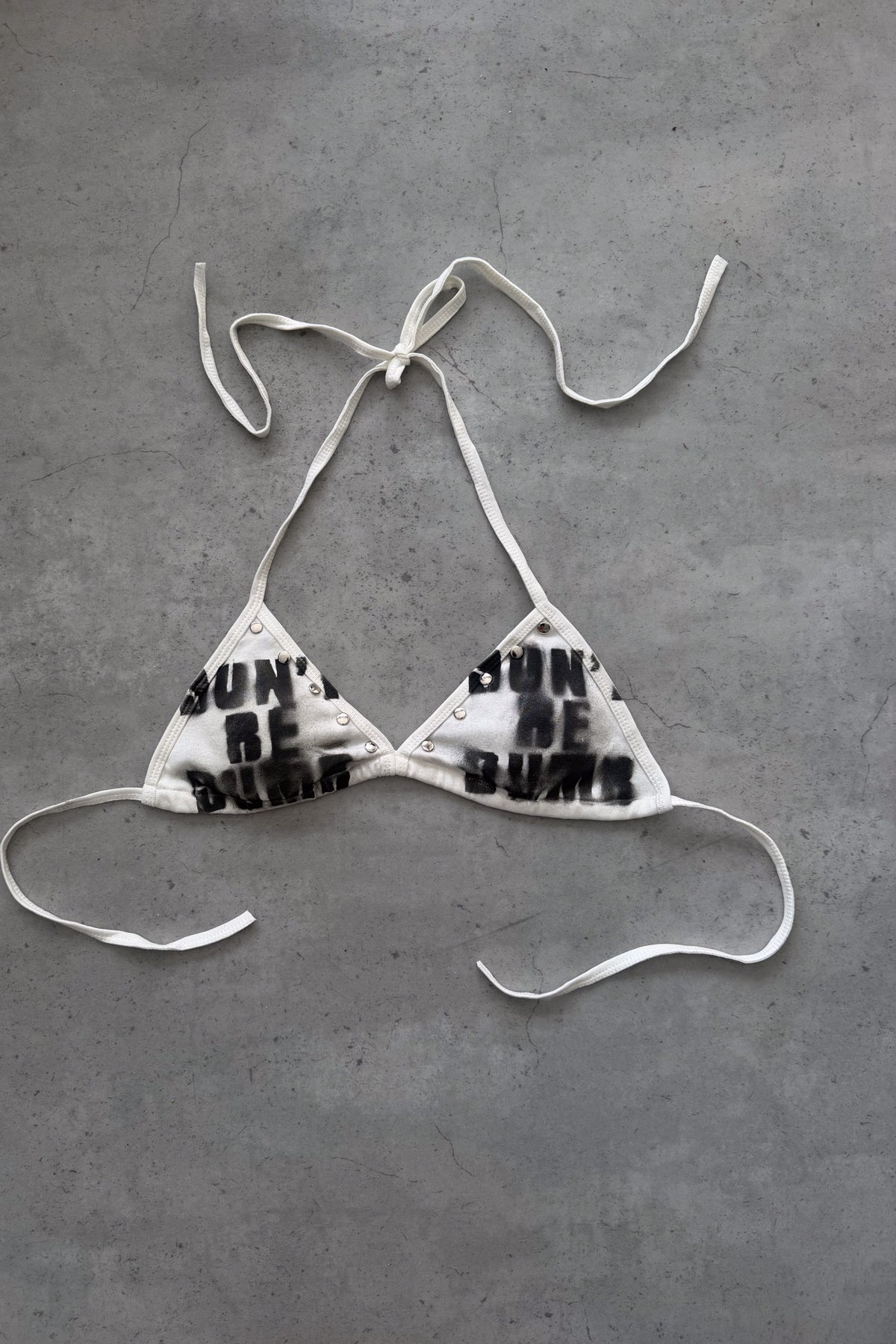 Graphic studded bikini ★ Size estimated medium