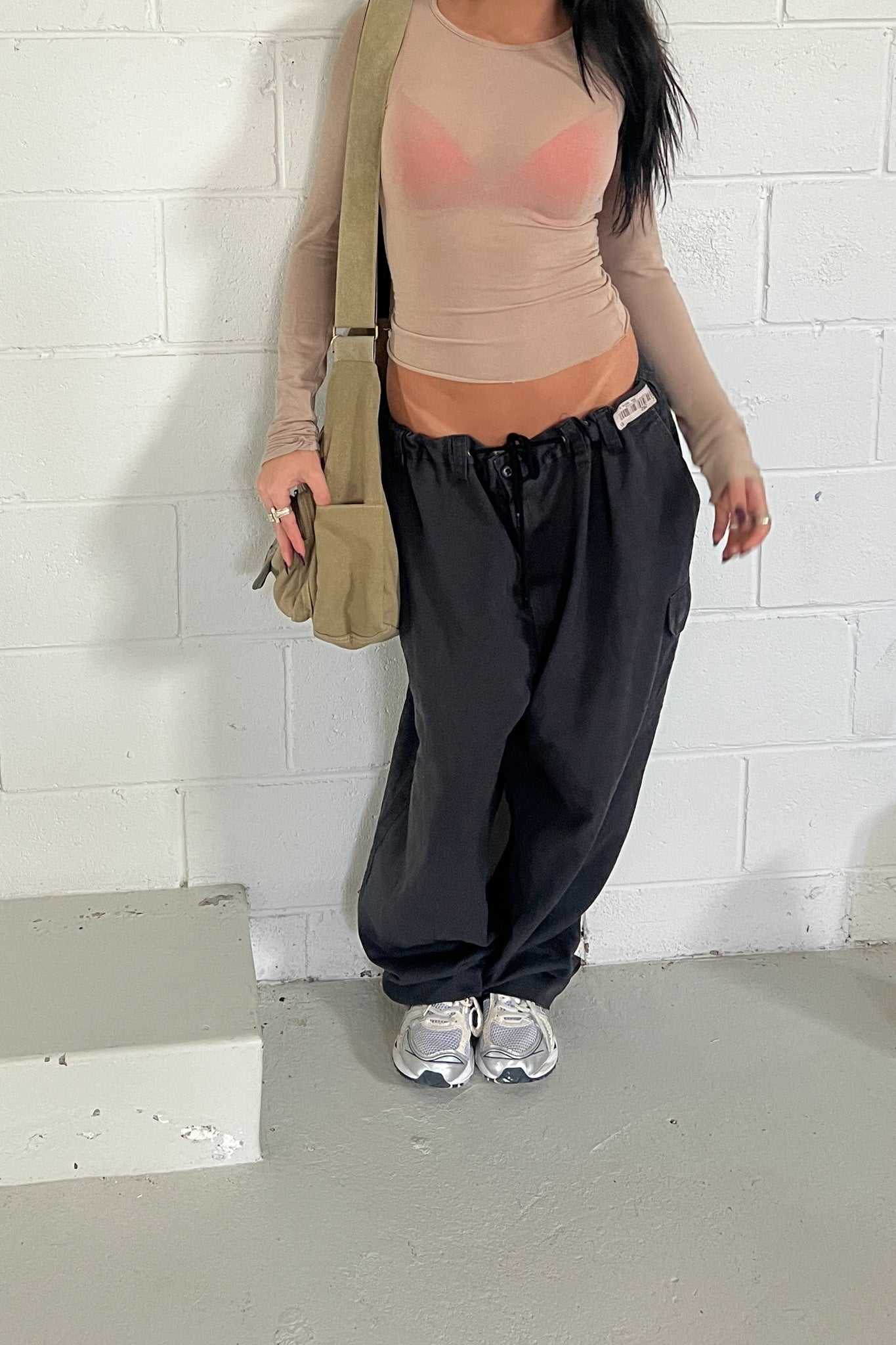 Navy vintage cargo pants