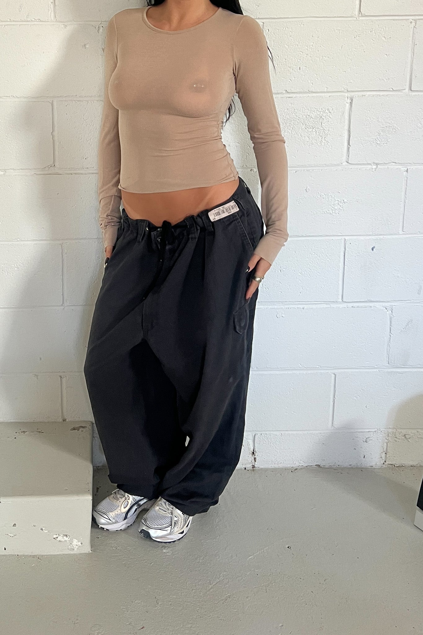 Navy vintage cargo pants