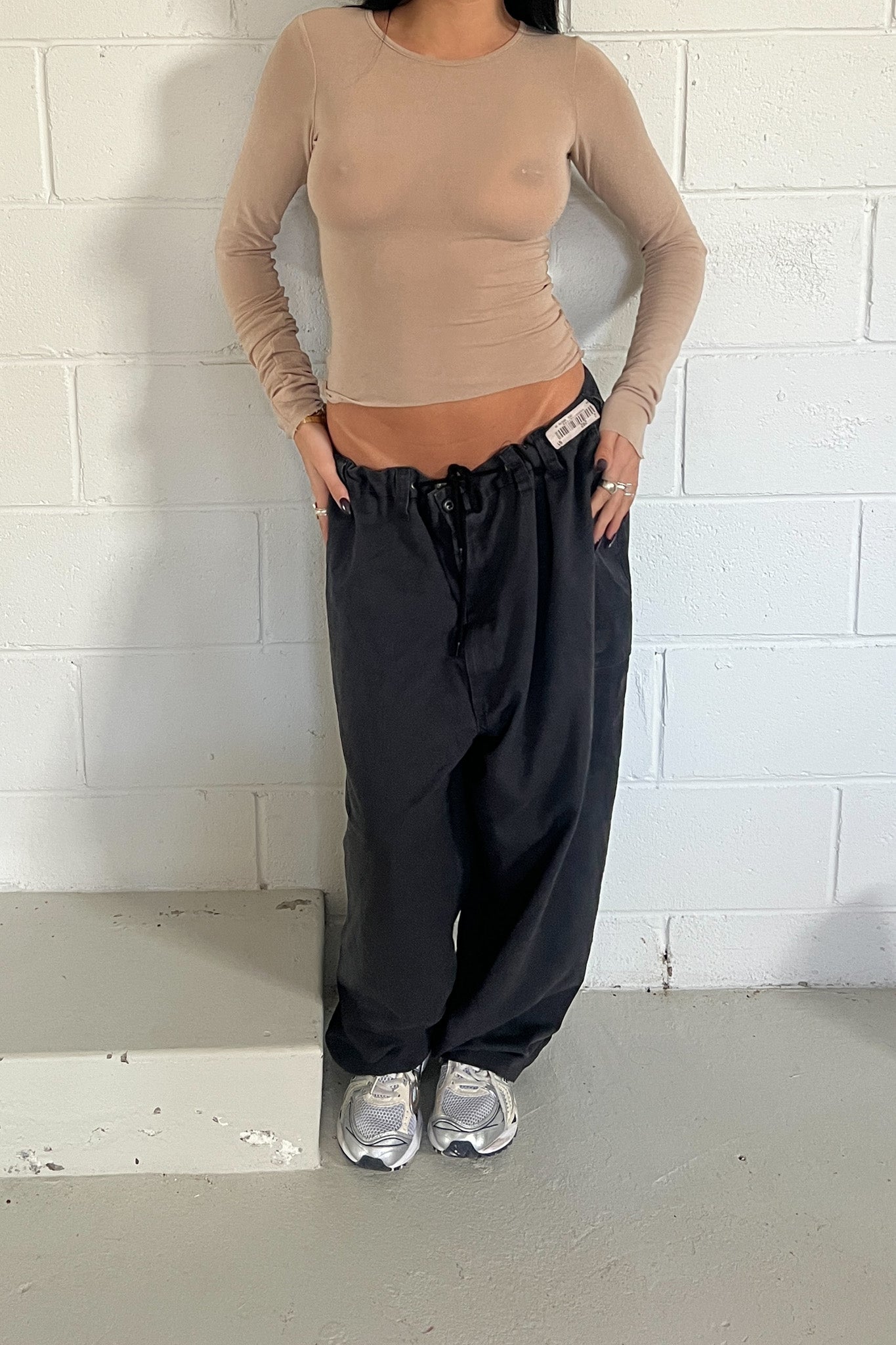 Navy vintage cargo pants