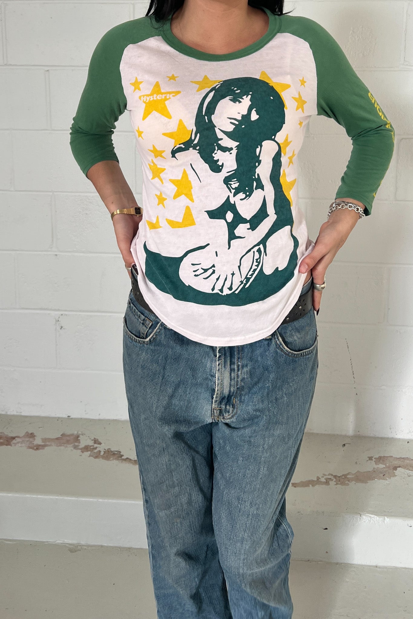 HYSTERIC GLAMOUR graphic star long sleeve