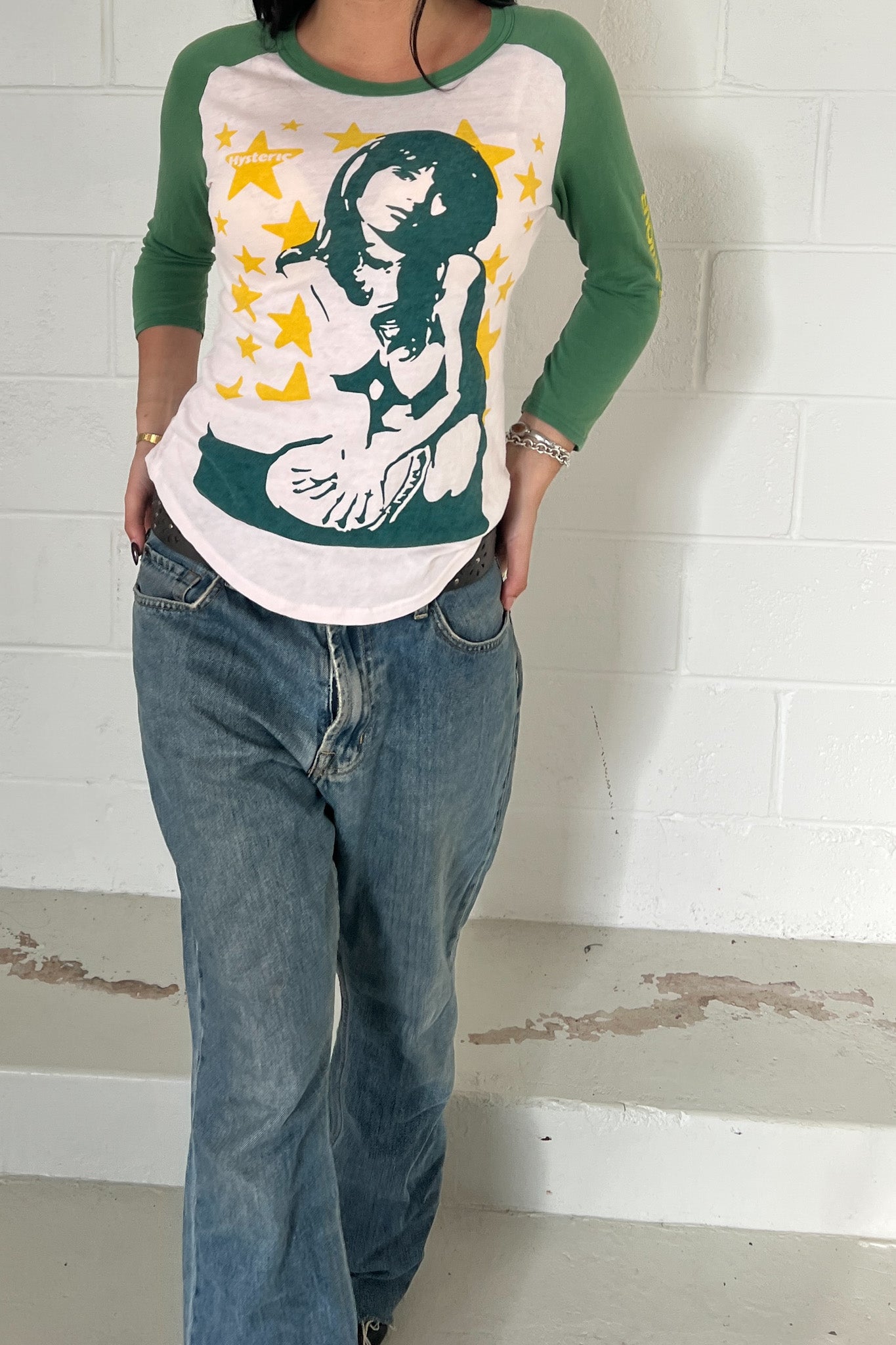 HYSTERIC GLAMOUR graphic star long sleeve