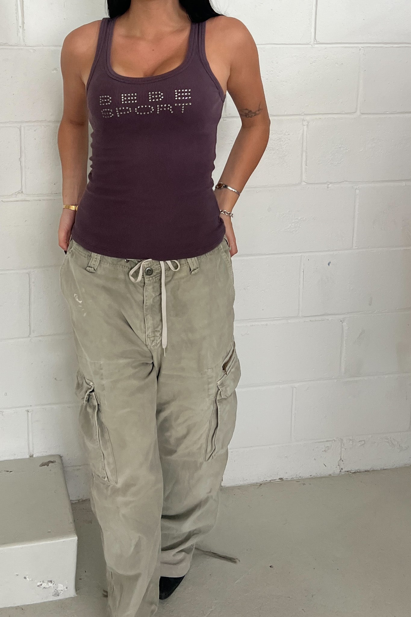 BEBE SPORT diamante tank