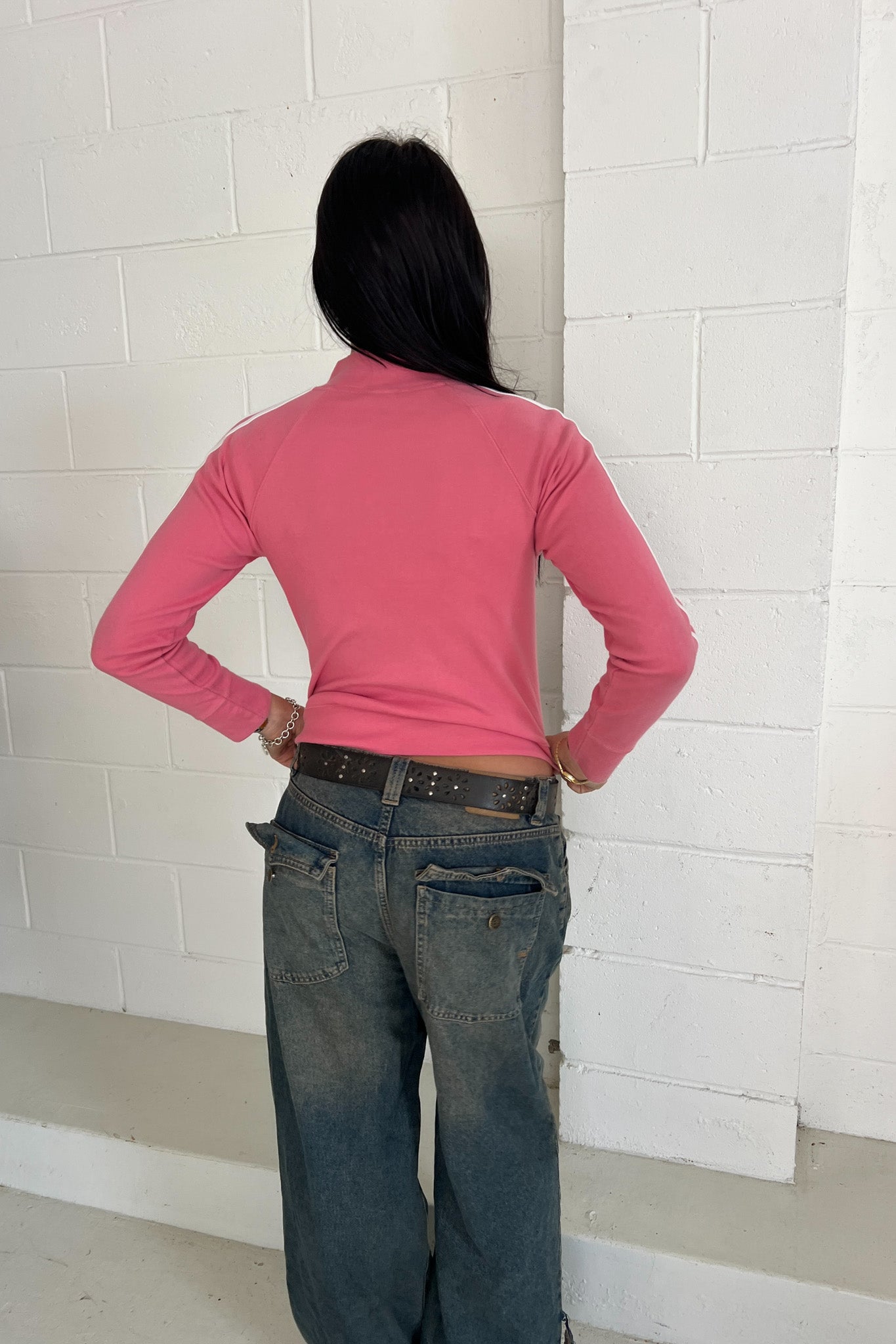 DIESEL pink track jacket