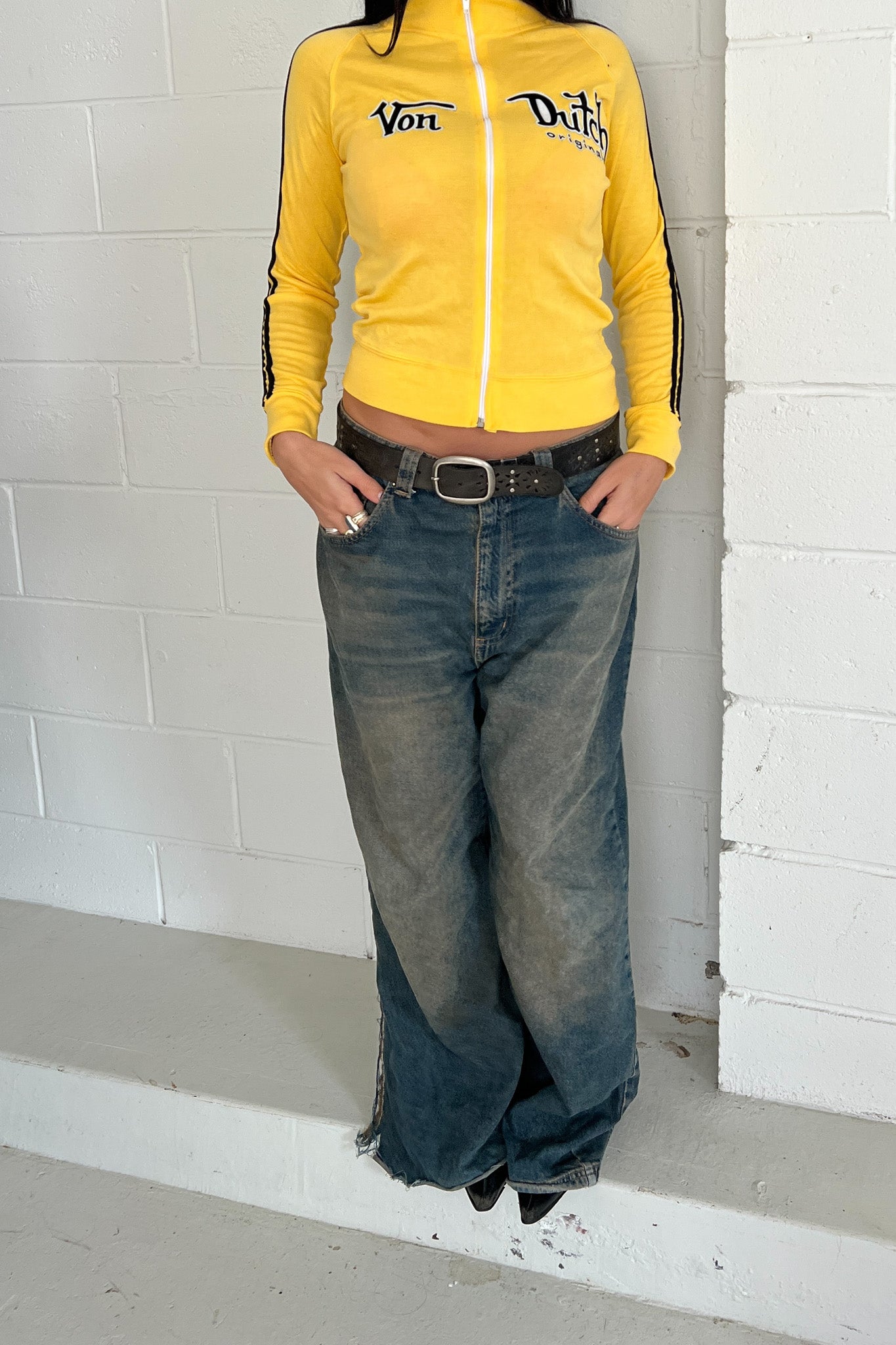 VONDUTCH yellow track jacket