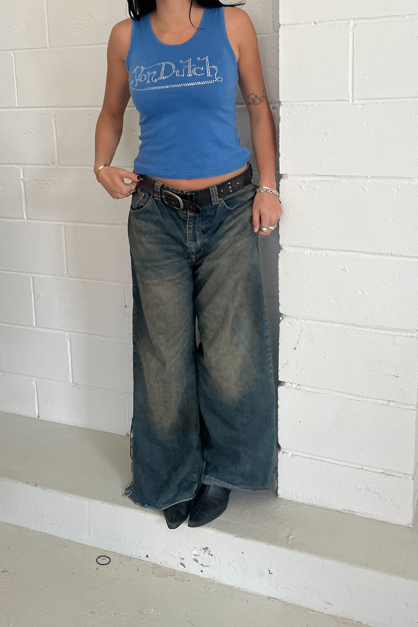 VONDUTCH diamante blue tank