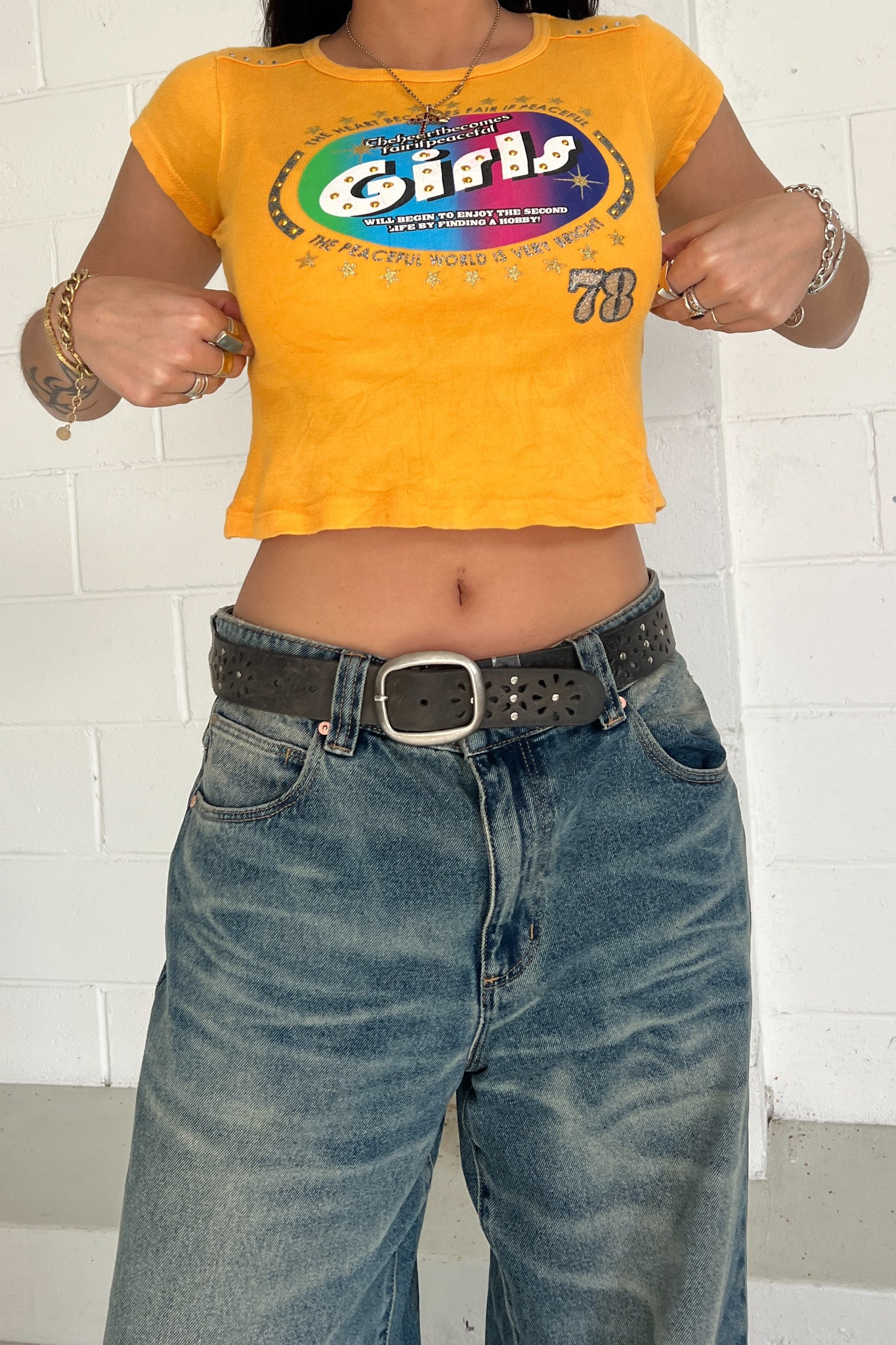 PEPS LE MON graphic baby tee
