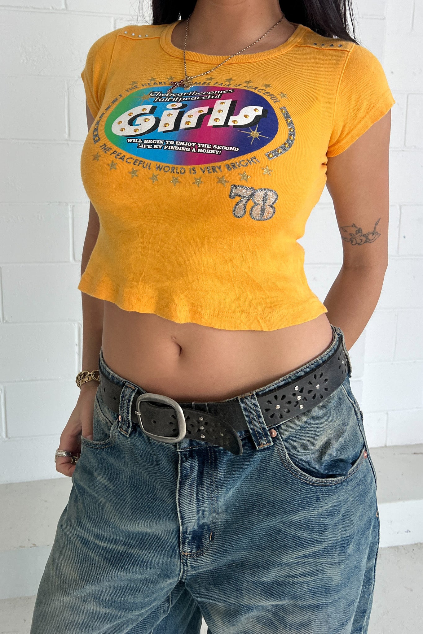 PEPS LE MON graphic baby tee
