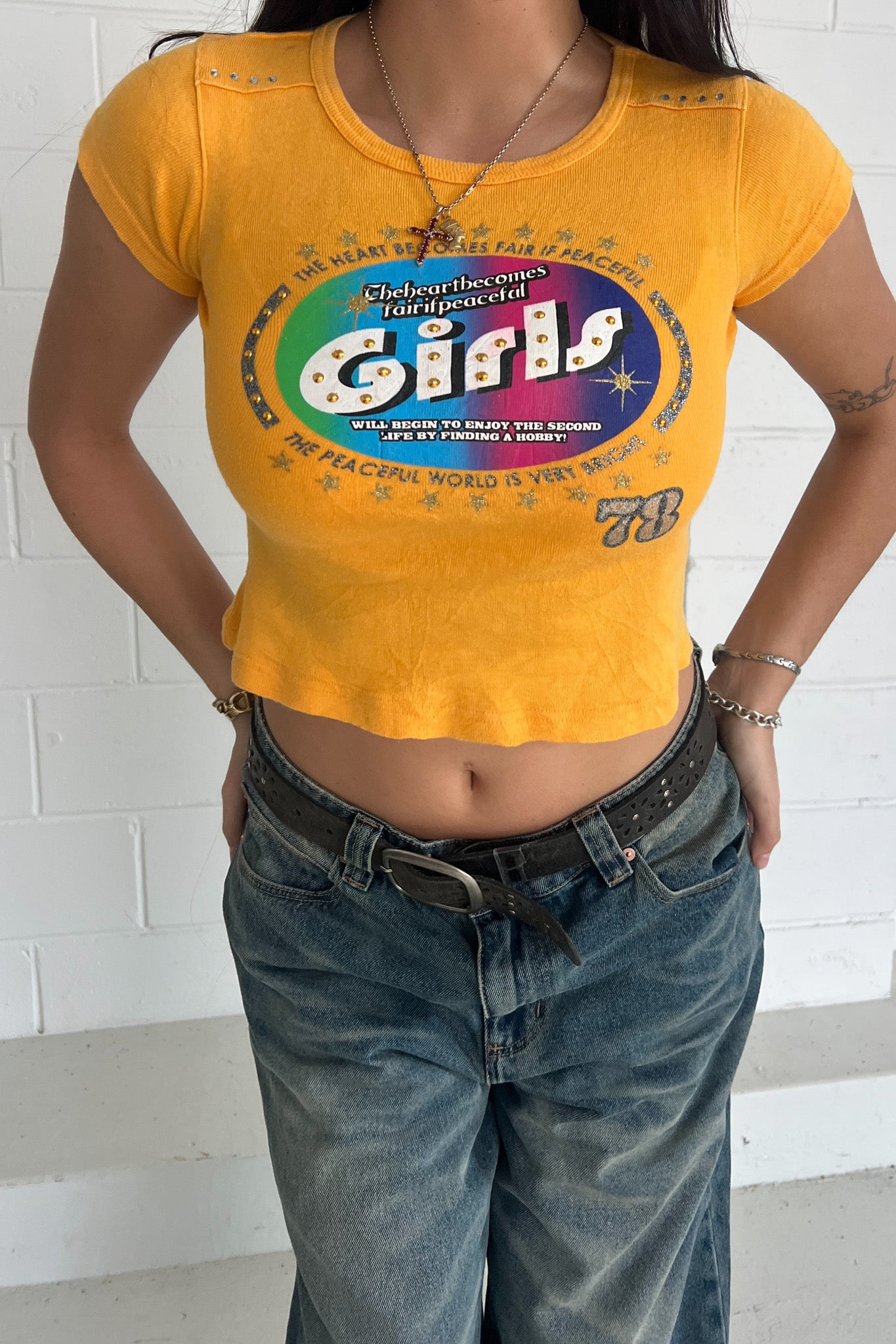 PEPS LE MON graphic baby tee