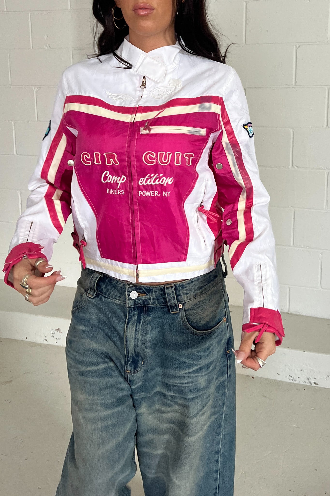 XNTRTK circuit vintage racer jacket