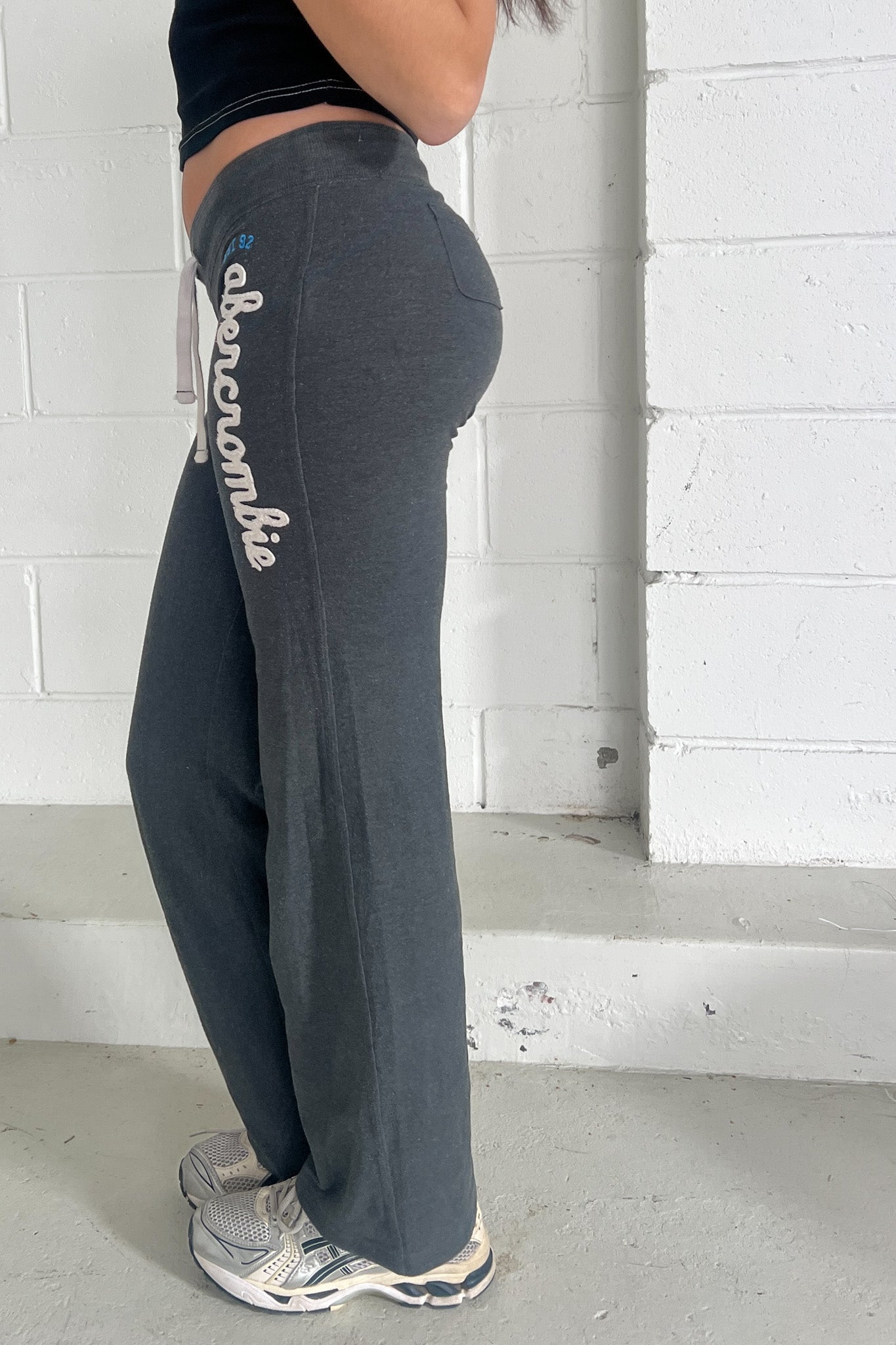ABERCROMBIE grey trackpants