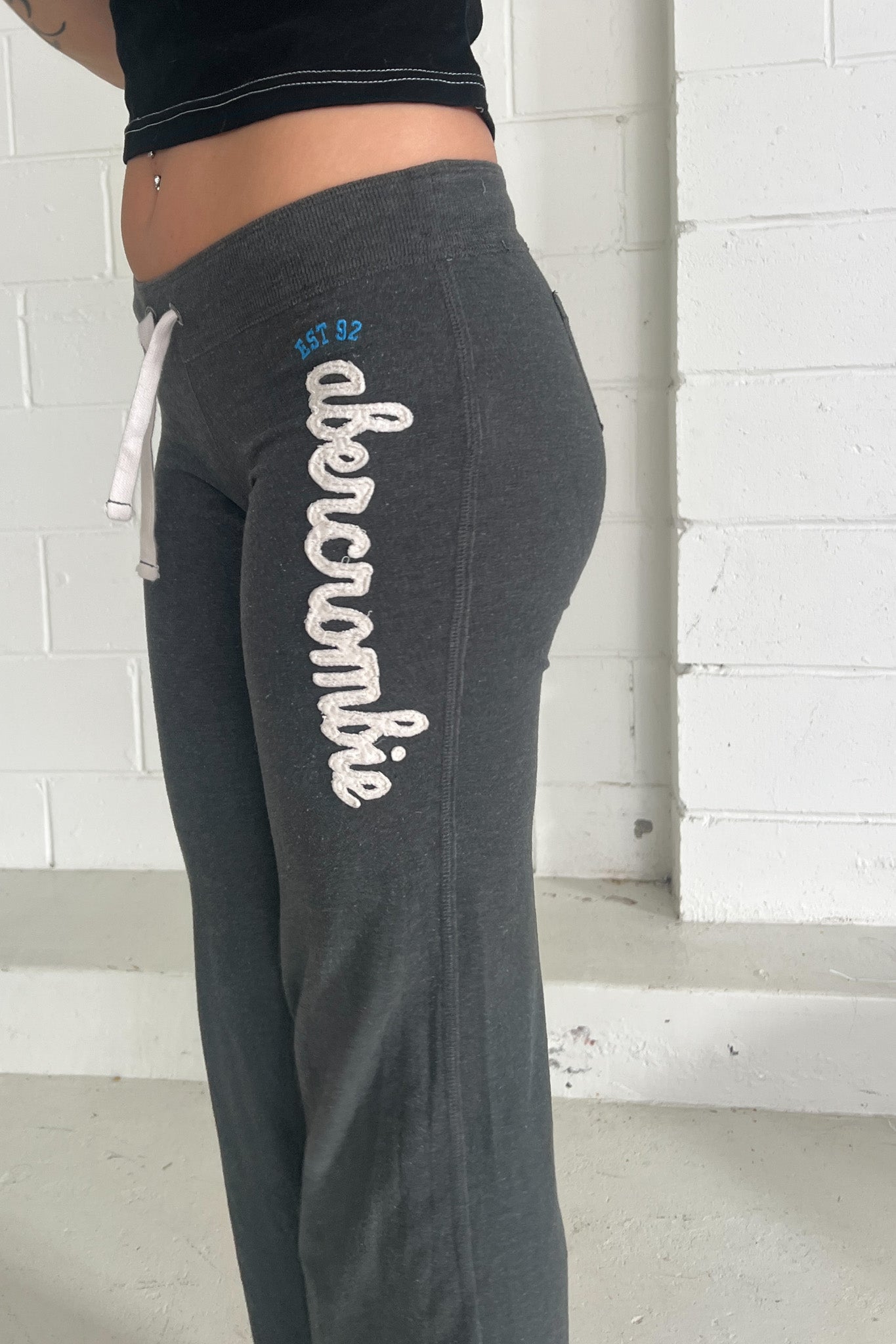 ABERCROMBIE grey trackpants