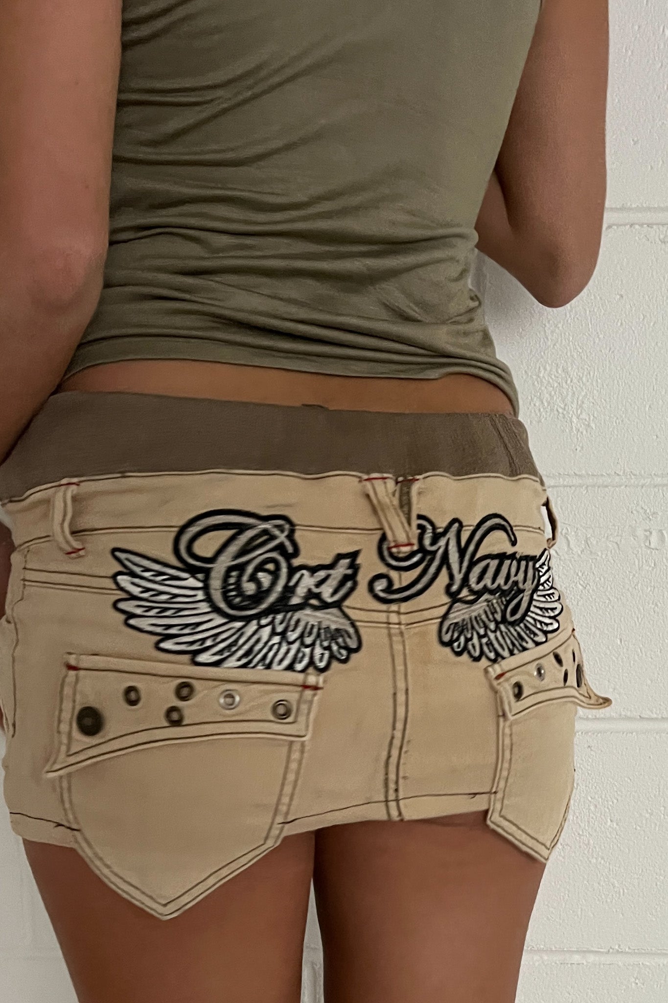 OLD NAVY wing micro skirt ★ Estimated size XS