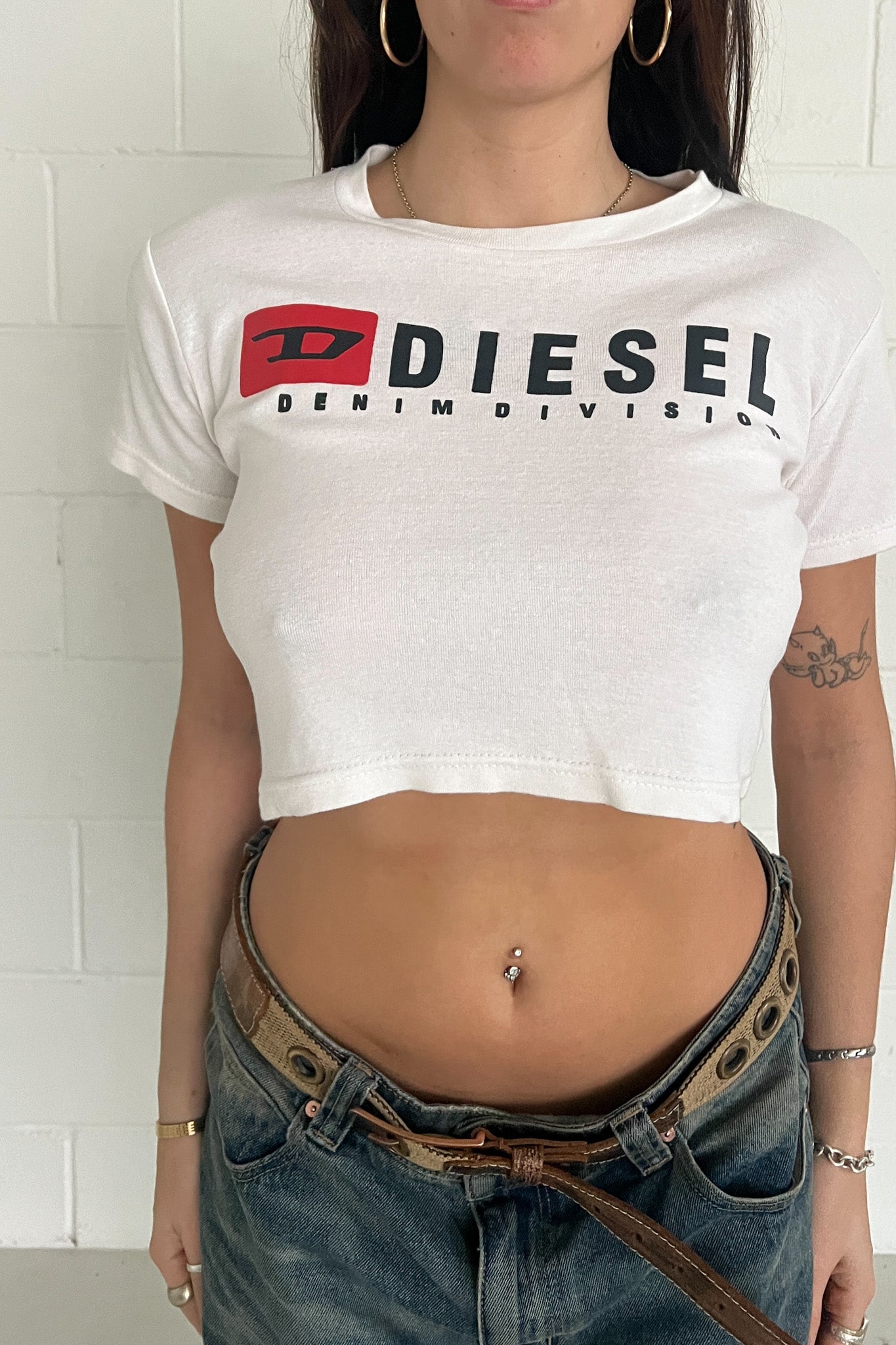 DIESEL DENIM DIVISION half tank ★ Size medium