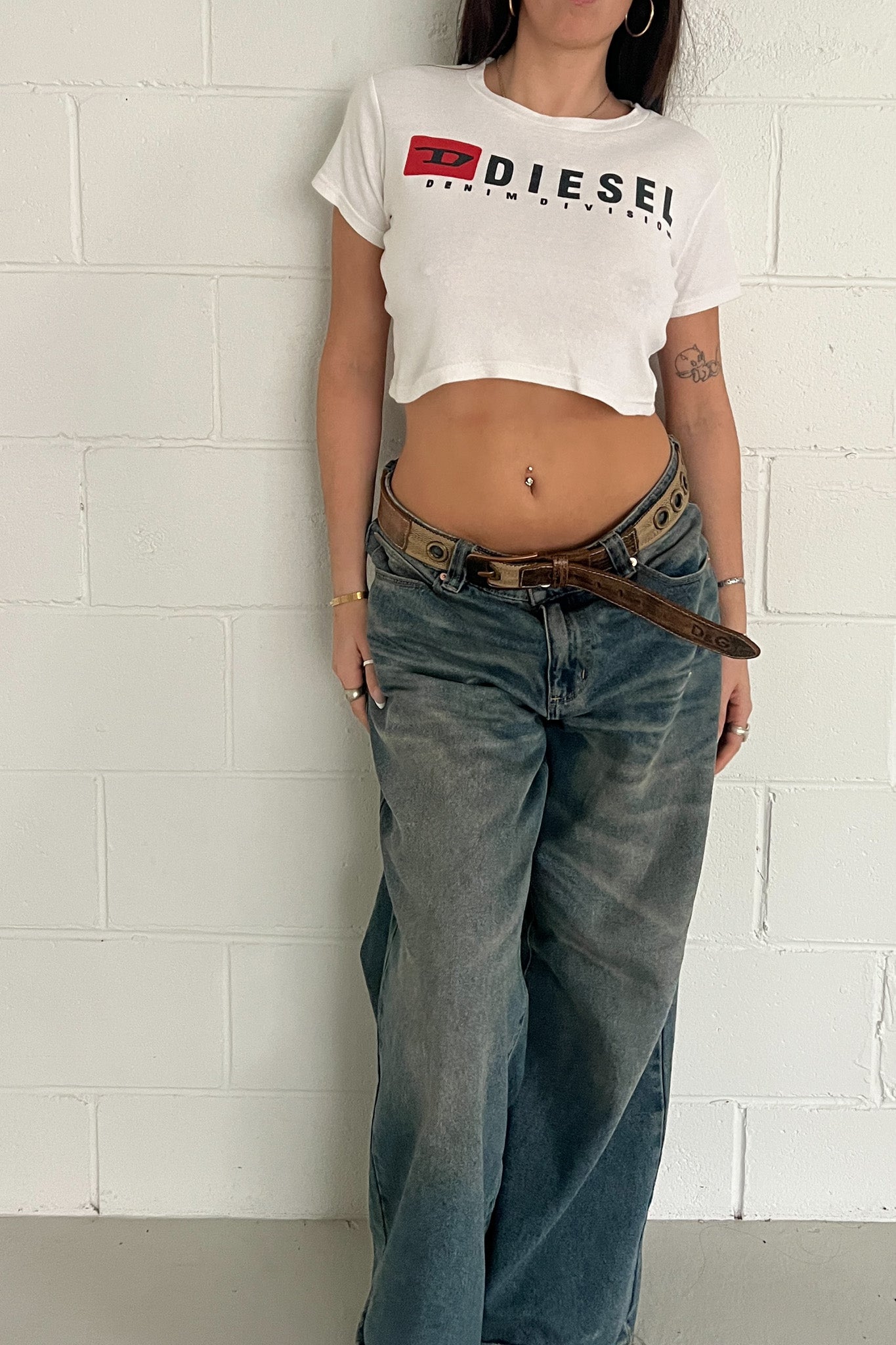 DIESEL DENIM DIVISION half tank ★ Size medium