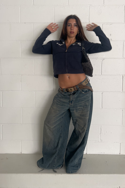 RALPH LAUREN POLO JEANS zip up jacket ★ Size small