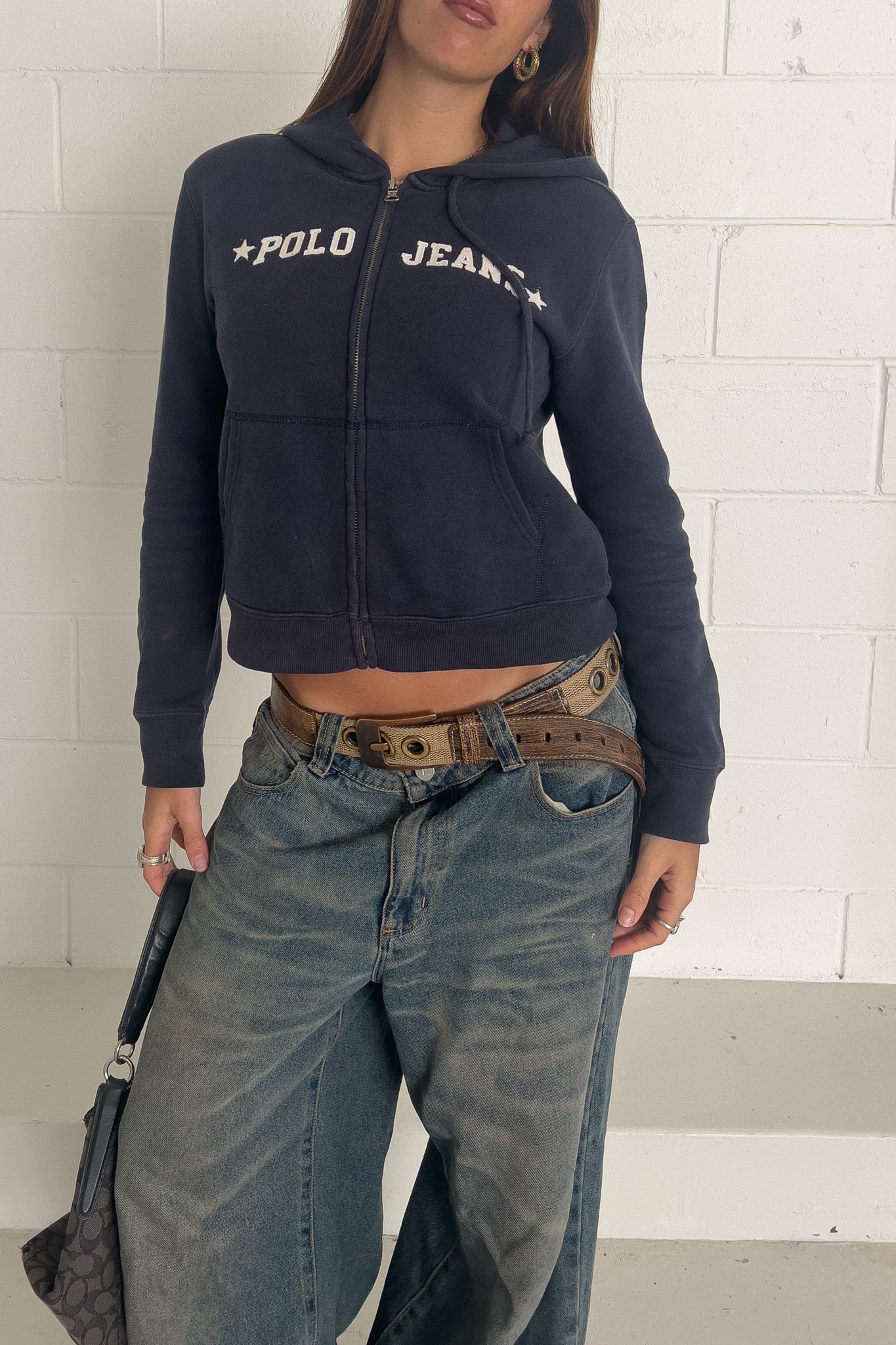 RALPH LAUREN POLO JEANS zip up jacket ★ Size small