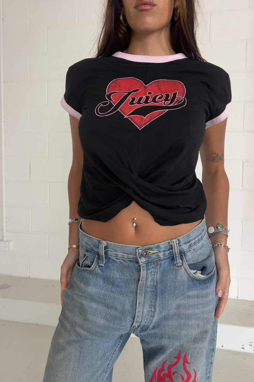 JUICY COUTURE front knot ★ Size small