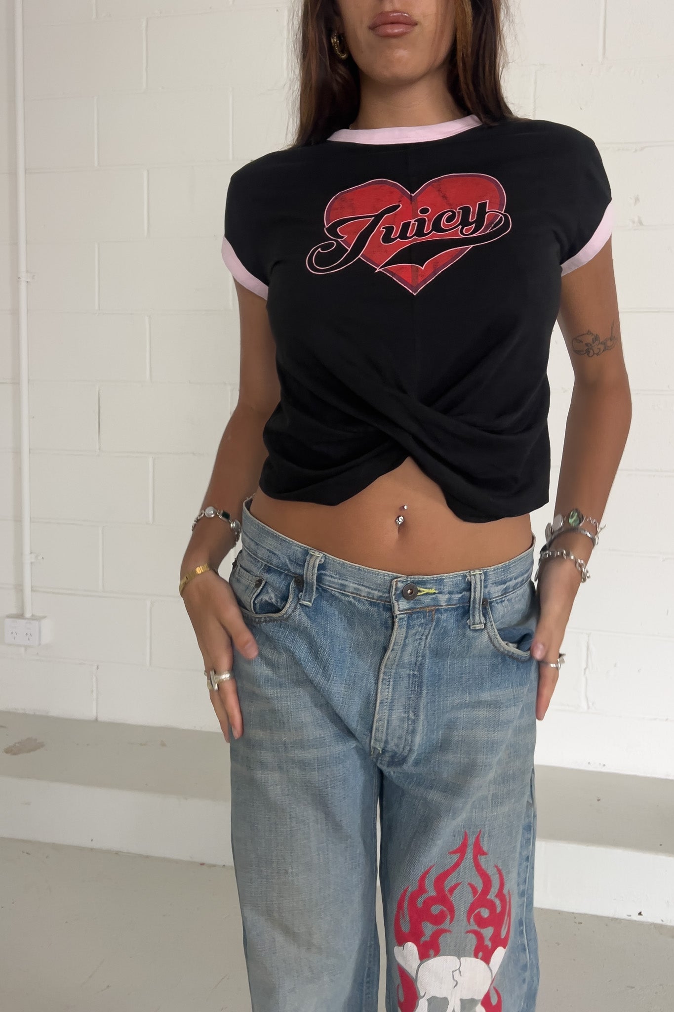 JUICY COUTURE front knot ★ Size small