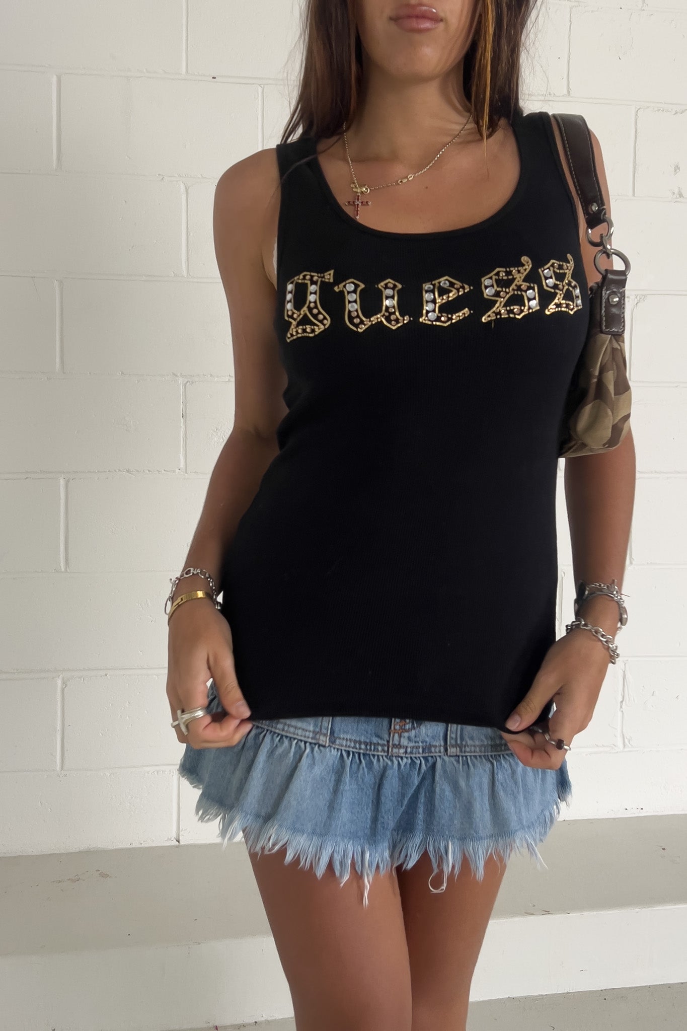 HOLLISTER denim micro skirt ★ Size estimated medium