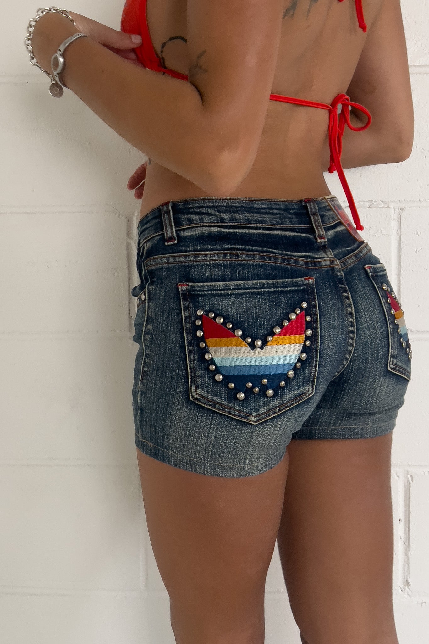 DOLCE & GABBANA denim micro shorts ★ Size 29"