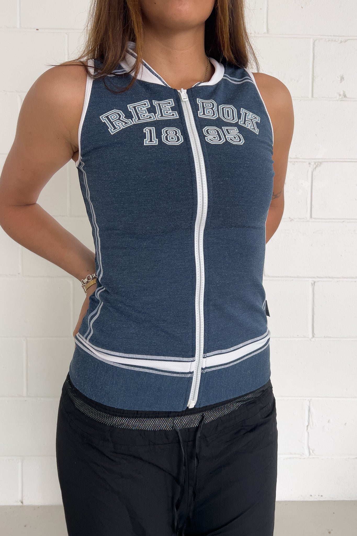 REEBOK spellout sport tank ★ Size estimated medium
