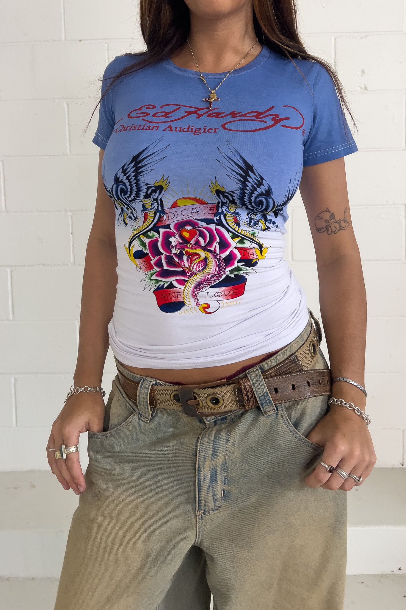 ED HARDY graphic t-shirt ★ Size small BNWT
