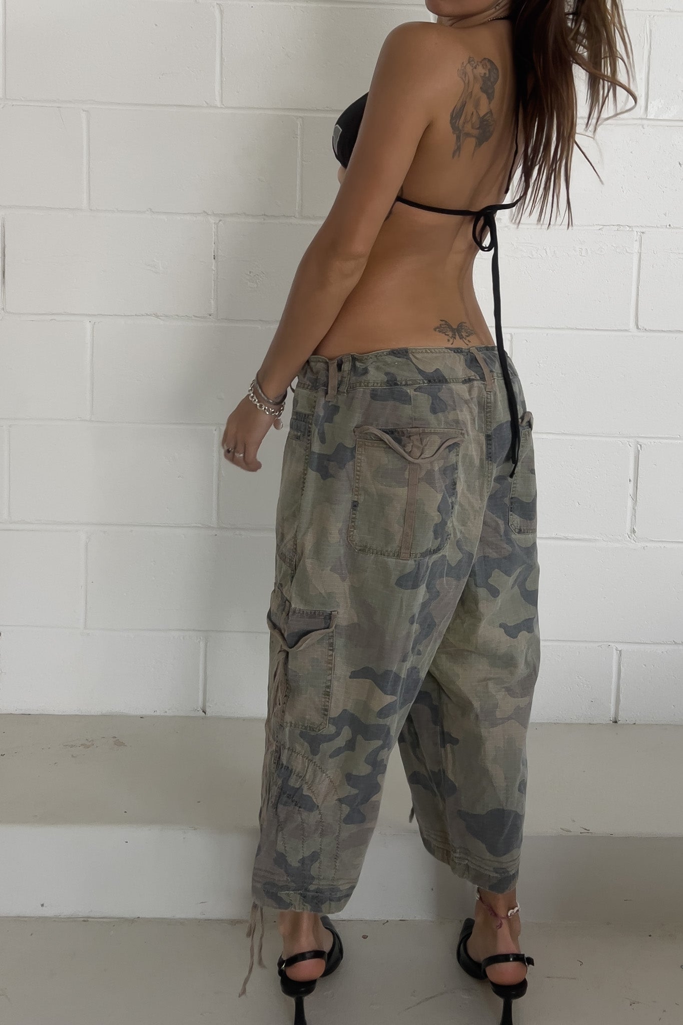 Camo cargo capris ★ ONE SIZE (DRAWSTRING)