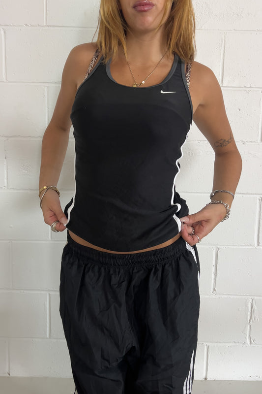 NIKE black no zip sport tank ★ Size estimated xs