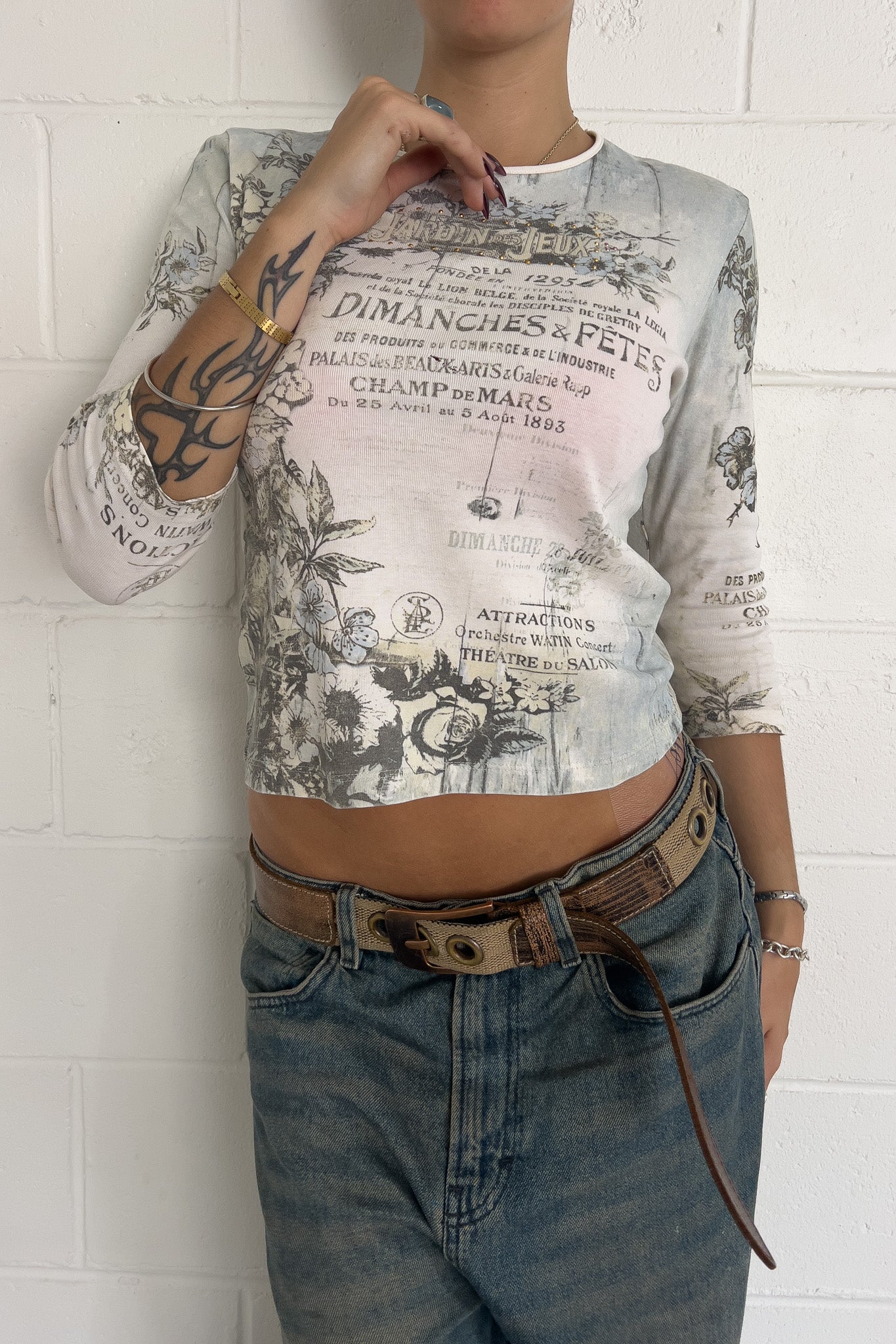 SKINNIE MINNIE graphic longsleeve ★ Size medium