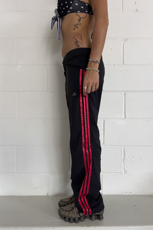 ADIDAS grey + pink trackpants ★ Size medium